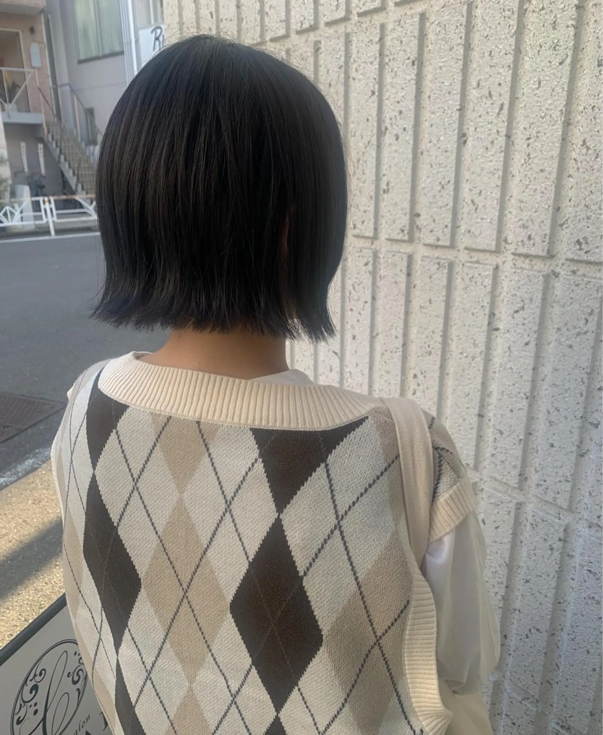カラー 黒髪 ブルーカラー ブルーブラック ヘアカラー stylist  ＊ mahoのヘアスタイル