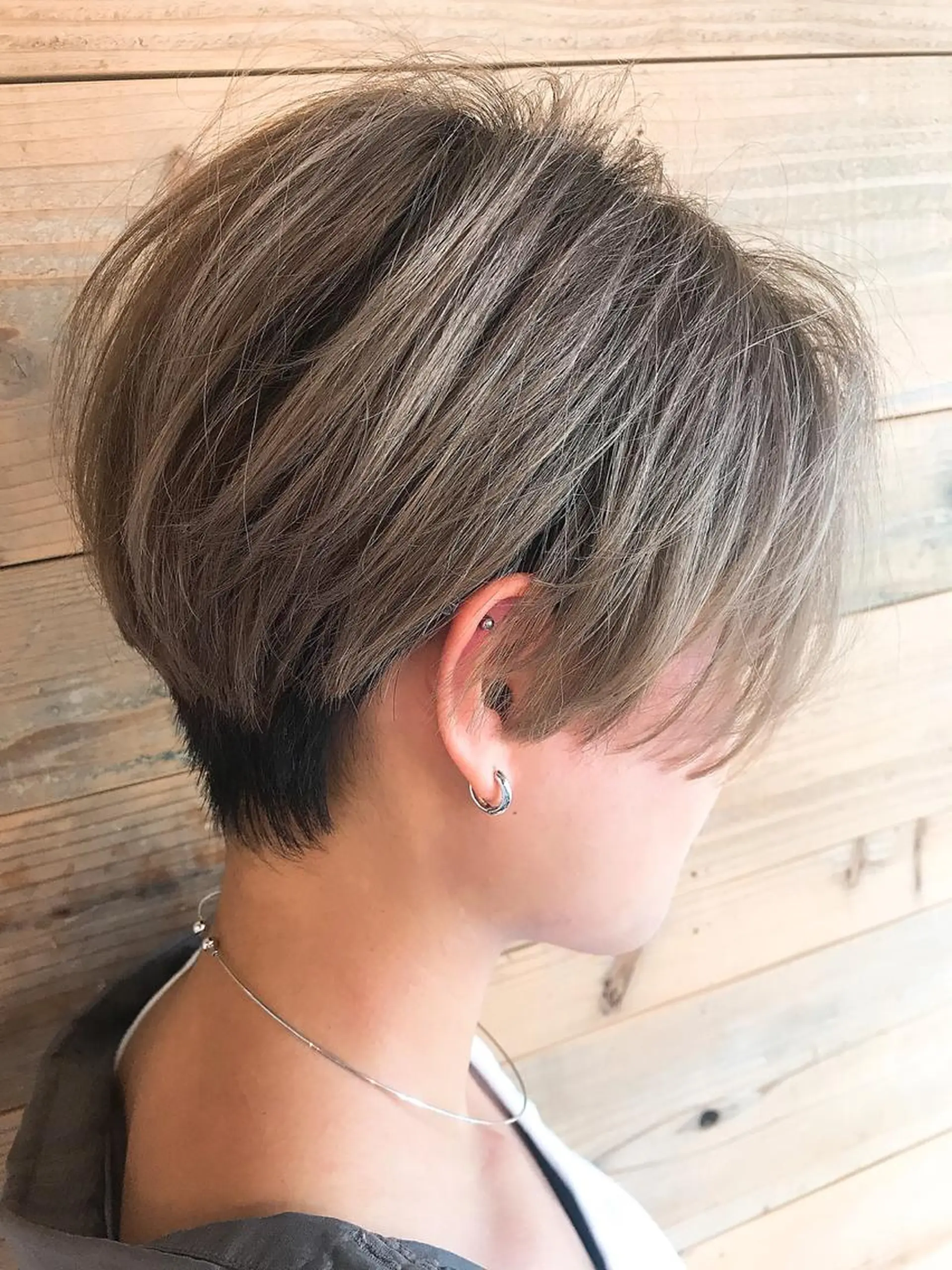 ショート カラー ハンサムショート ダブルカラー ショートヘア カット ヘアカラー 🍒【Lib】 AIRI　🍒のヘアスタイル