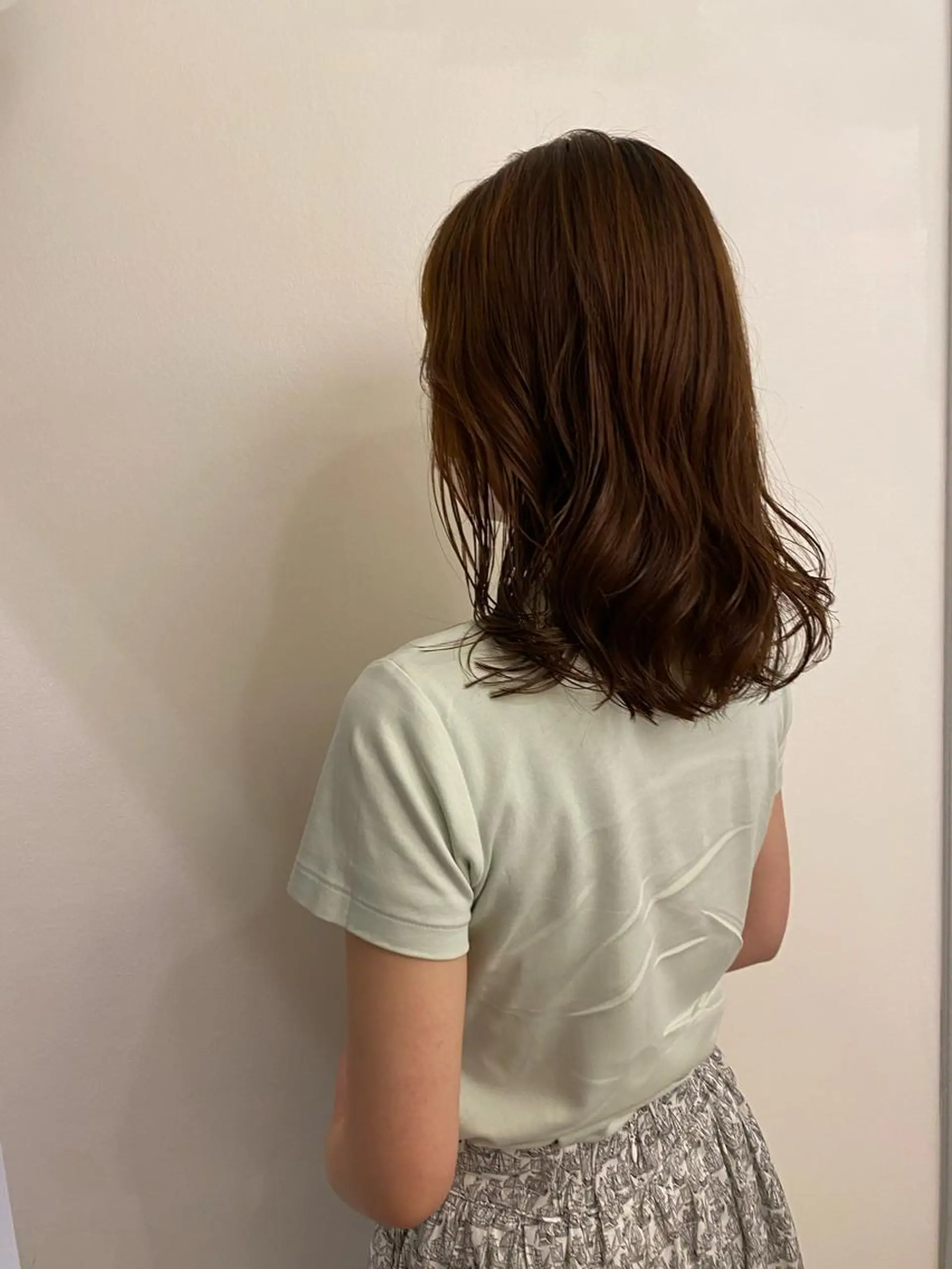 セミロング パーマ セミロングパーマ カット パーマ トリートメント chobii表参道所属・吉田 光佑のヘアスタイル