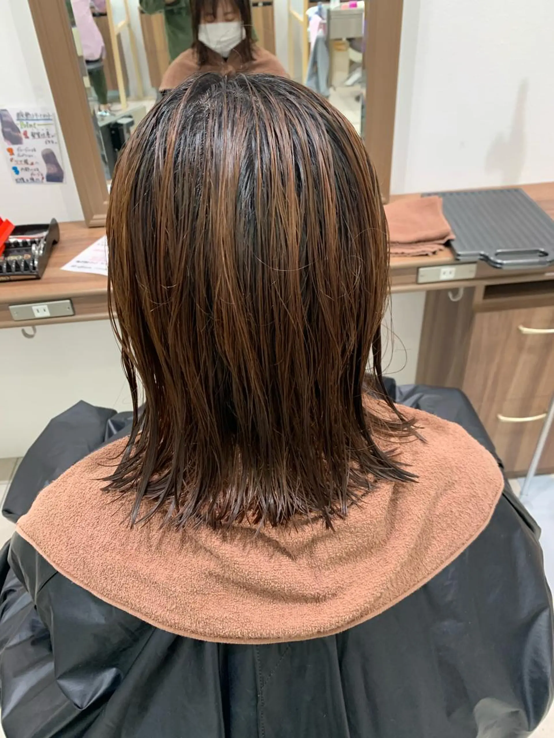 ミディアム 日野・八王子縮毛矯正 ワタナベリョウマのヘアスタイル