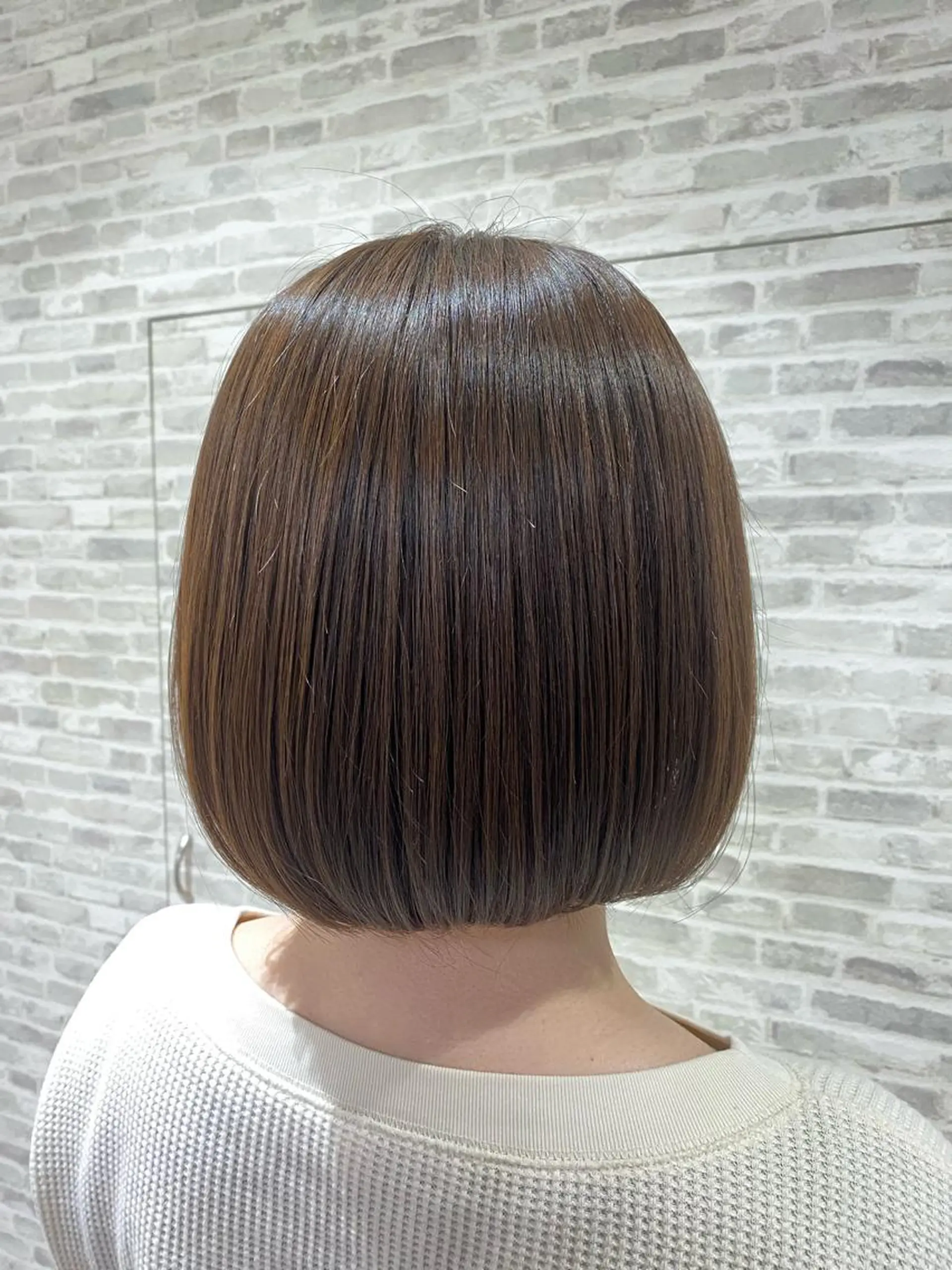 セミロング カラー ブラウンカラー ナチュラルブラウン an池袋本店所属・🌷吉野ひかり🌷 カットモデル募集✂️のヘアスタイル