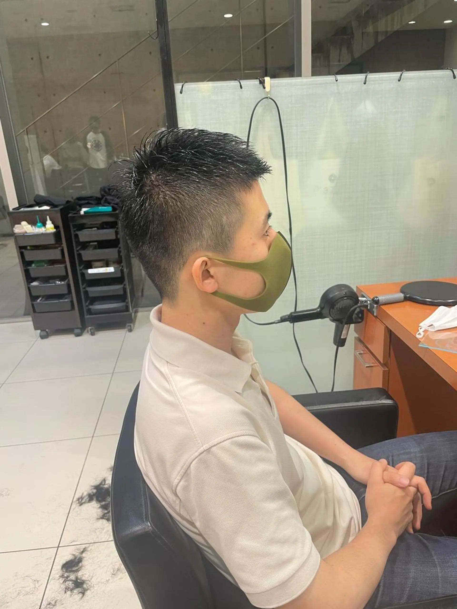 ショート メンズ 髙田 千華 レディースカットのヘアスタイル