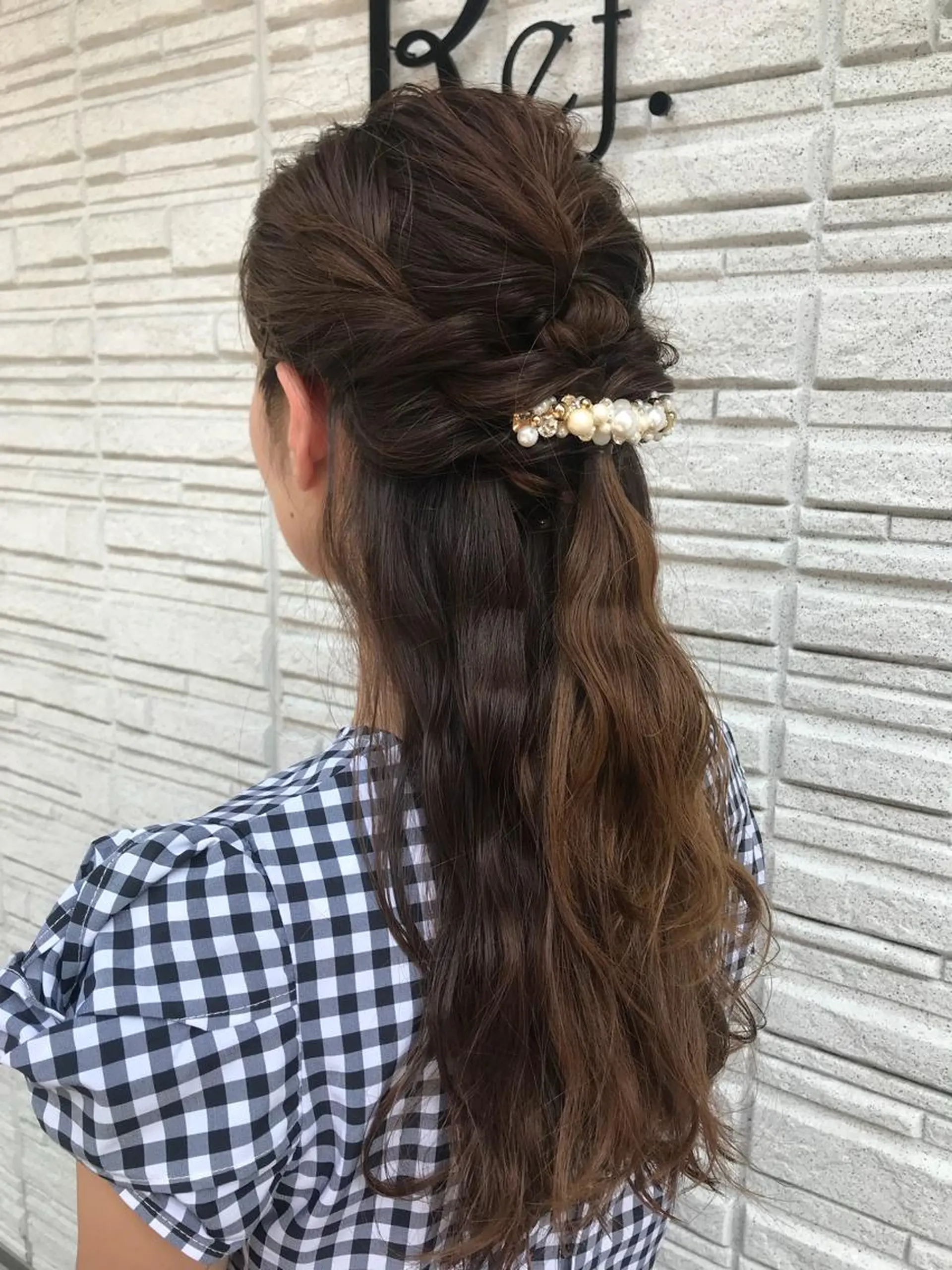 ロング ヘアアレンジ 暖色カラー🍊 ボブ🌿顔周りcutのヘアスタイル