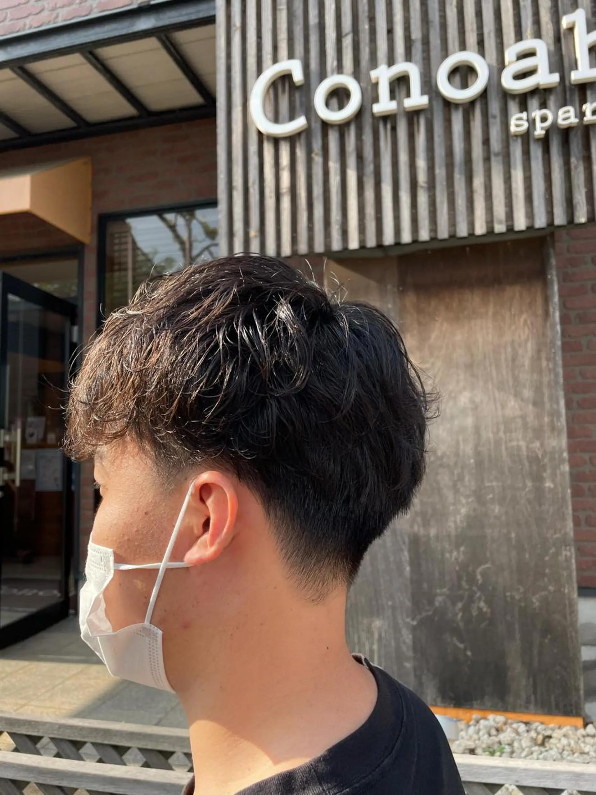 ショート パーマ メンズ メンズパーマ 小林 崇雅　ダウンパーマのヘアスタイル