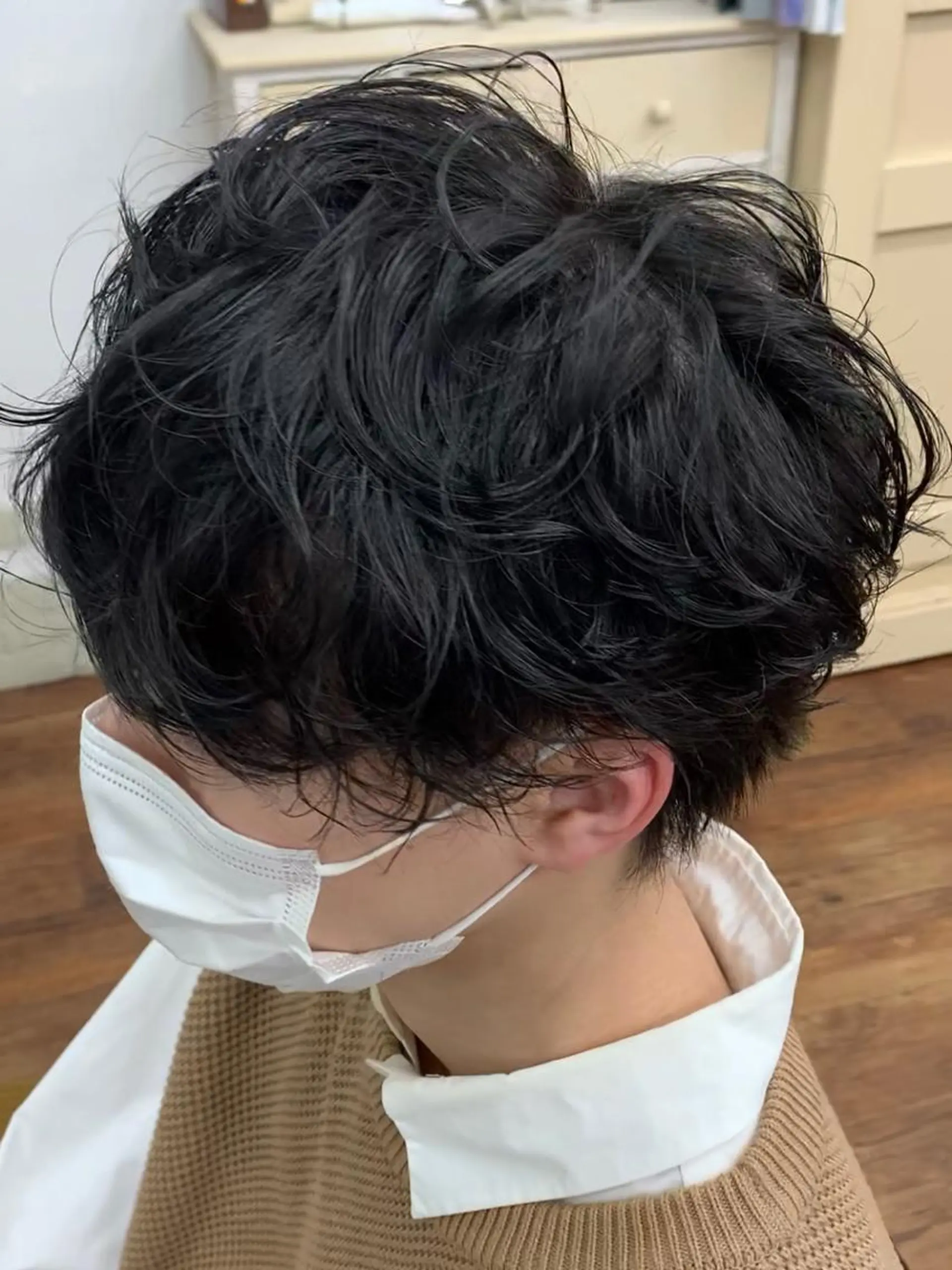 ショート パーマ メンズ クセを最大限に活かす メンズパーマ奈良大祐のヘアスタイル