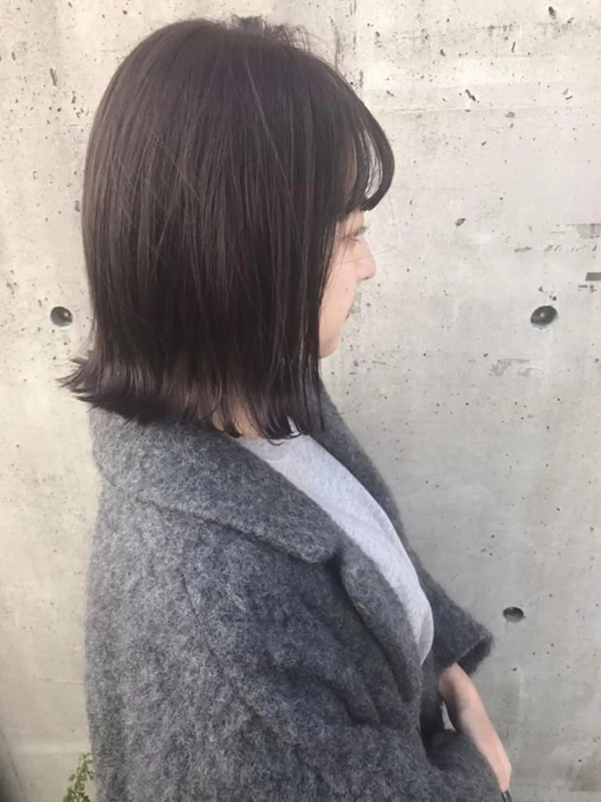 ミディアム カラー ラベンダーカラー ラベンダーグレー トリートメント emme MIHO♡のヘアスタイル