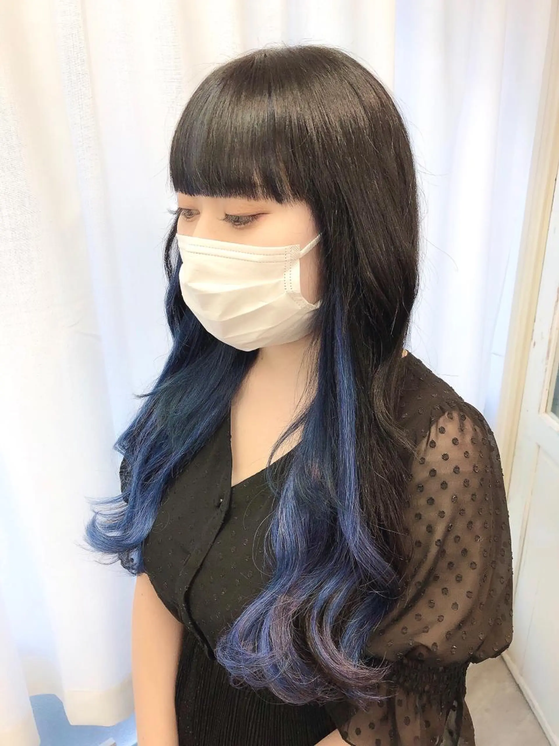ロング カラー インナーカラー 韓国ヘア🤍髪質改善 🇰🇷AKANEのヘアスタイル