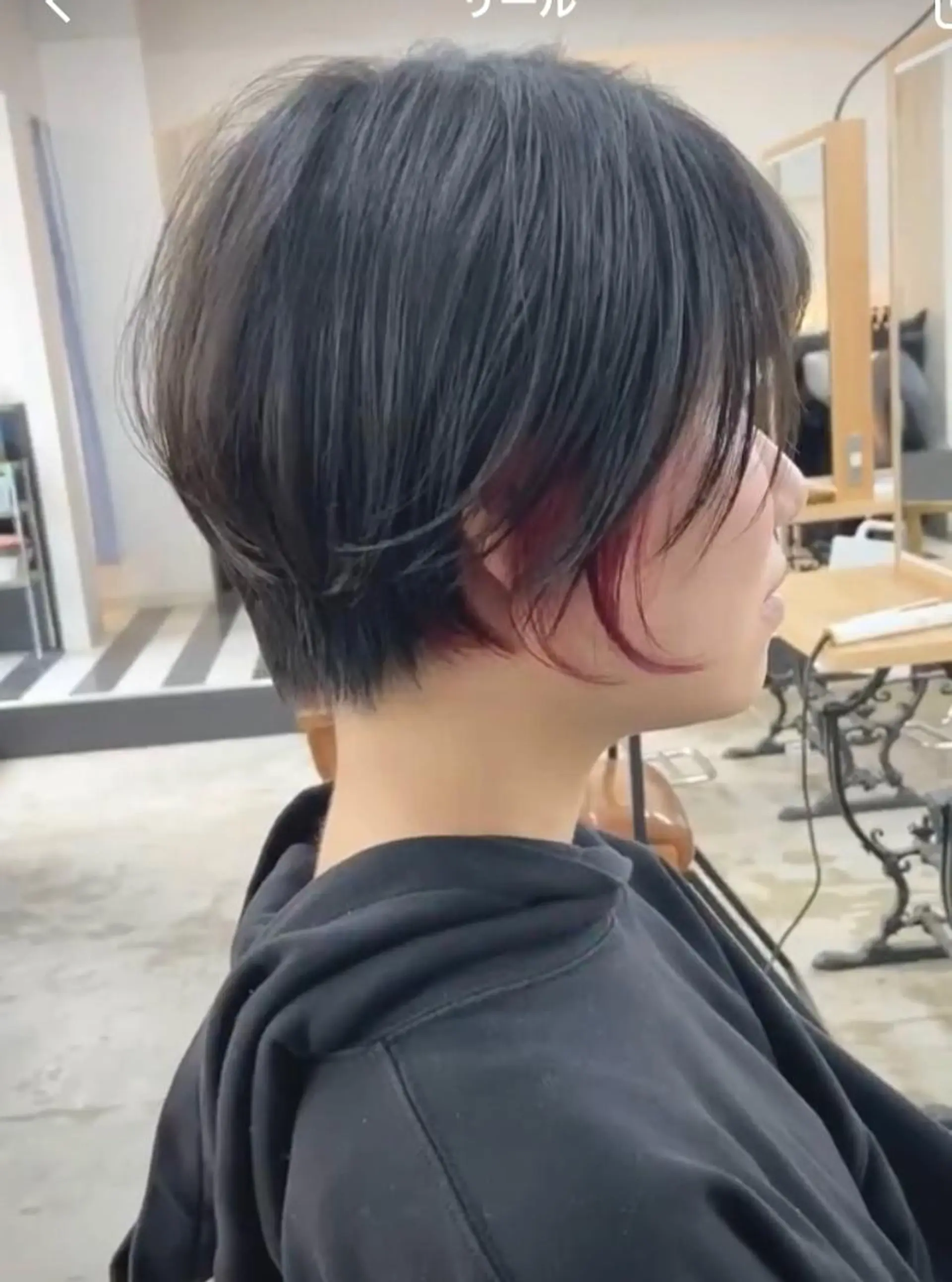 ショート カラー イヤリングカラー ショートヘア ショートヘア、ボブ こやさん　コヤマのヘアスタイル