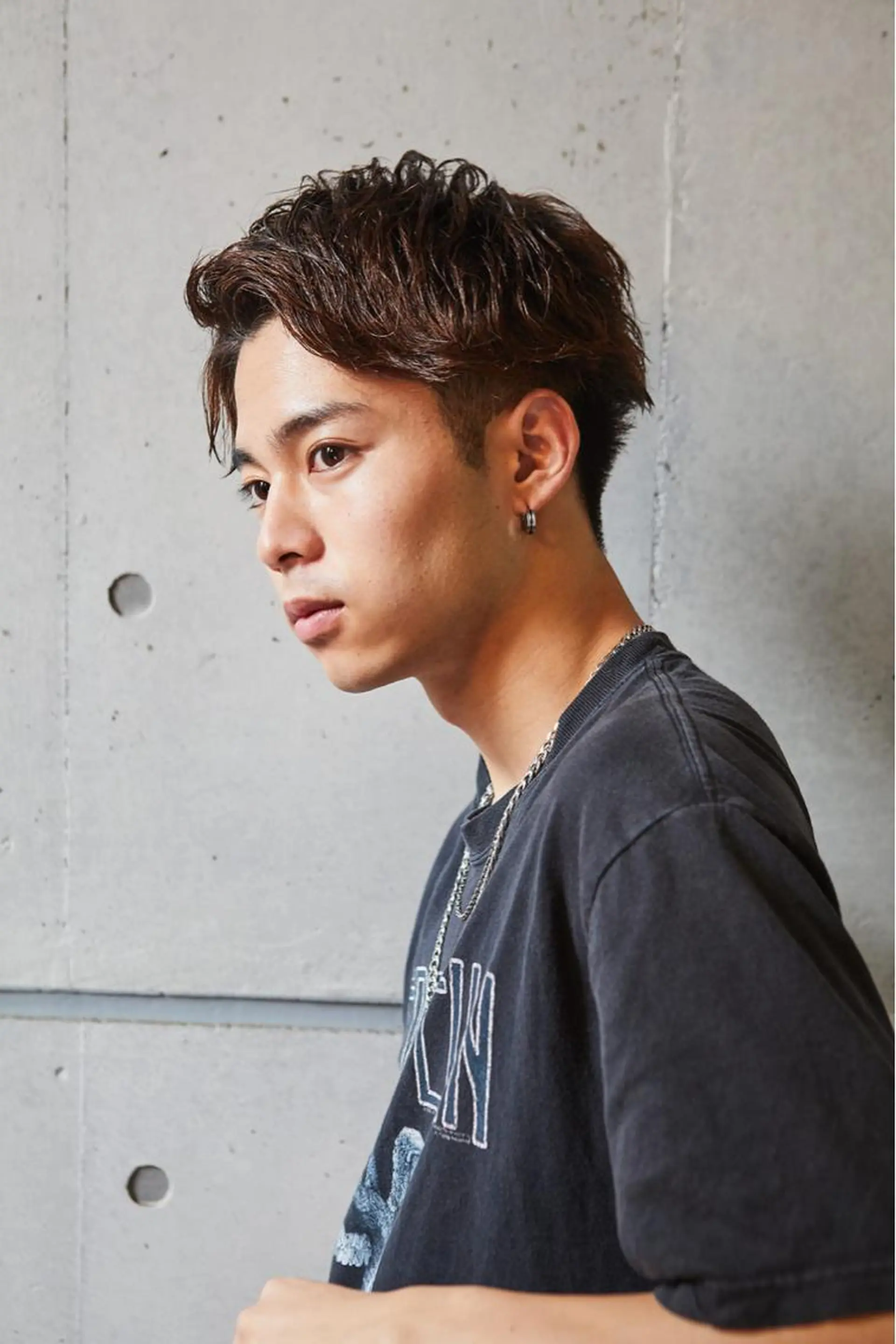 ショート パーマ 𝙱𝙻𝙴𝙽 𝚋𝚢 𝚍𝚘𝚝.所属・🤍BLEN 窓🤍のヘアスタイル
