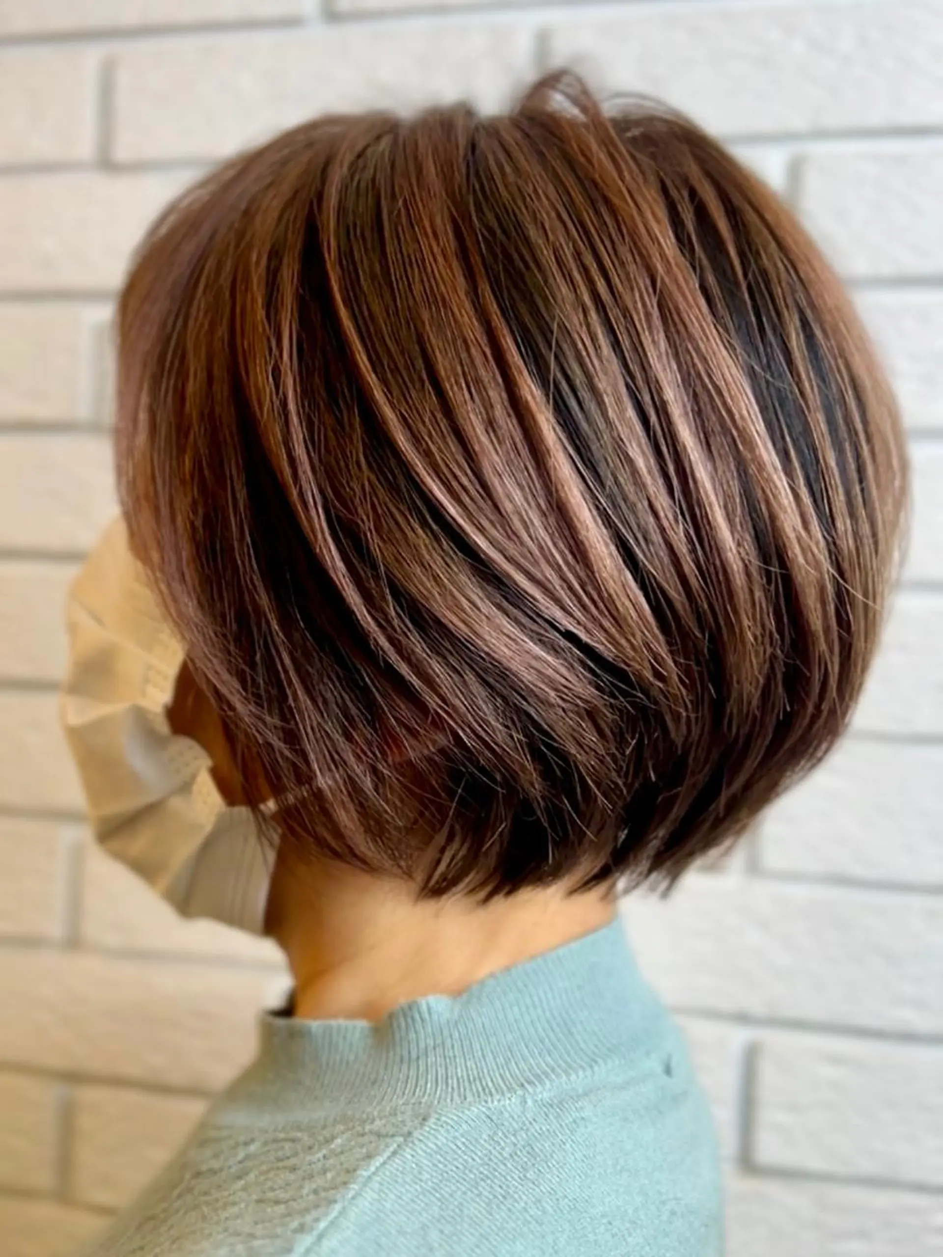 ショート カラー バレイヤージュ ベージュカラー ブリーチ ケアブリーチ 透明感カラー 髪質改善✨艶カラー MASAYAのヘアスタイル