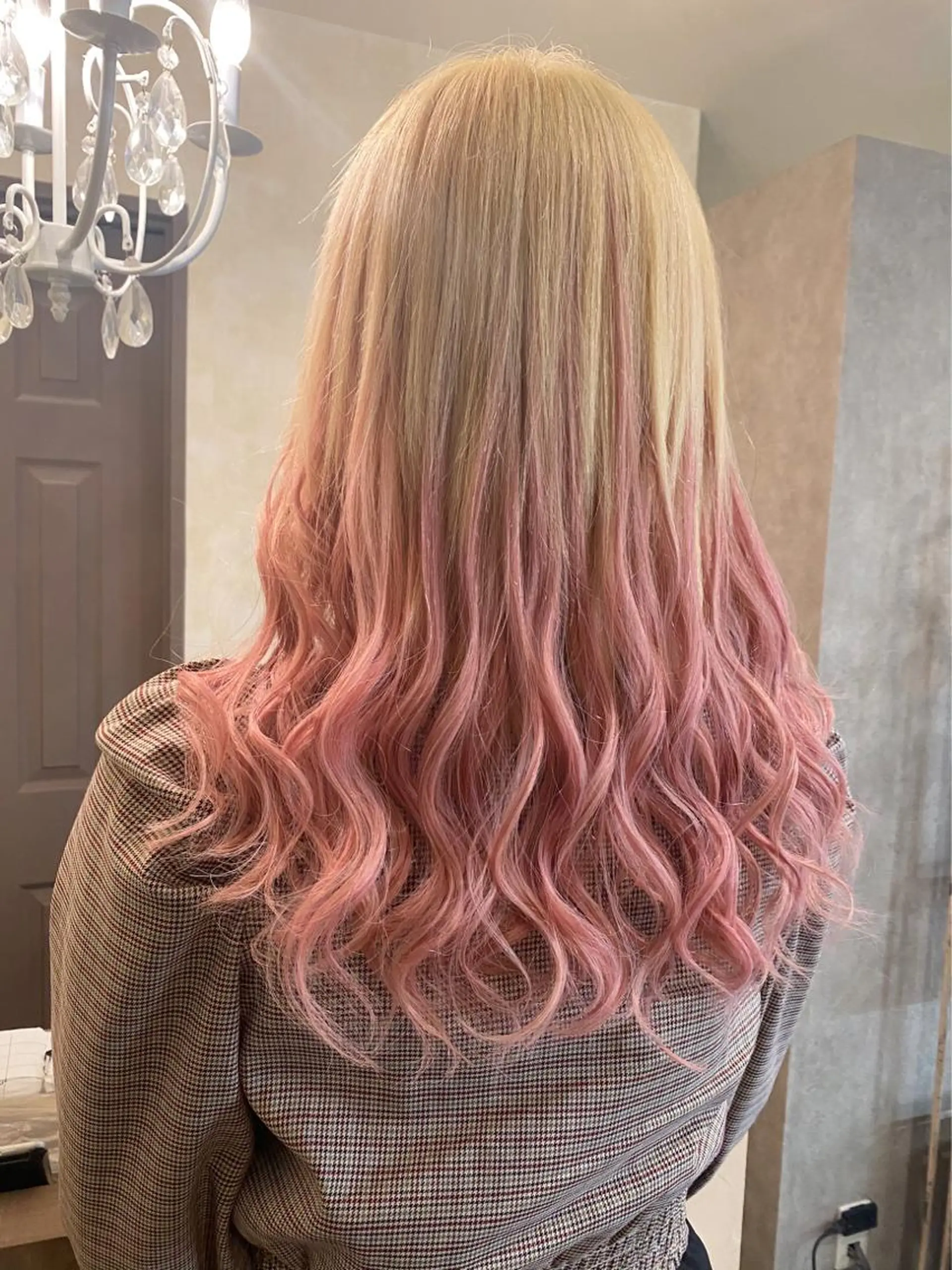 ロング ヘアアレンジ シールエクステ エクステ 田井中 悠紀のヘアスタイル