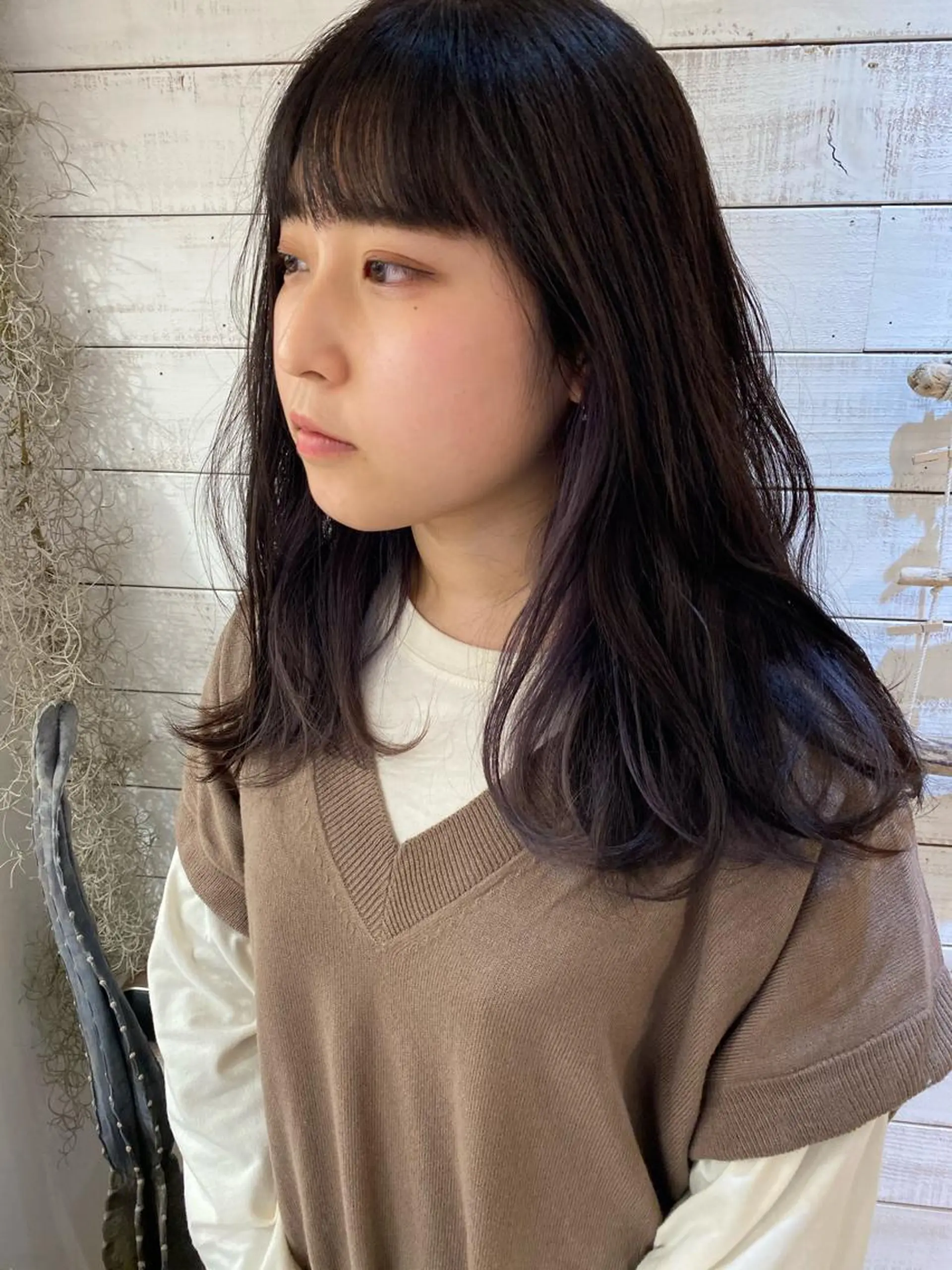 ロング カット ヘアカラー 大内田 凌馬のヘアスタイル