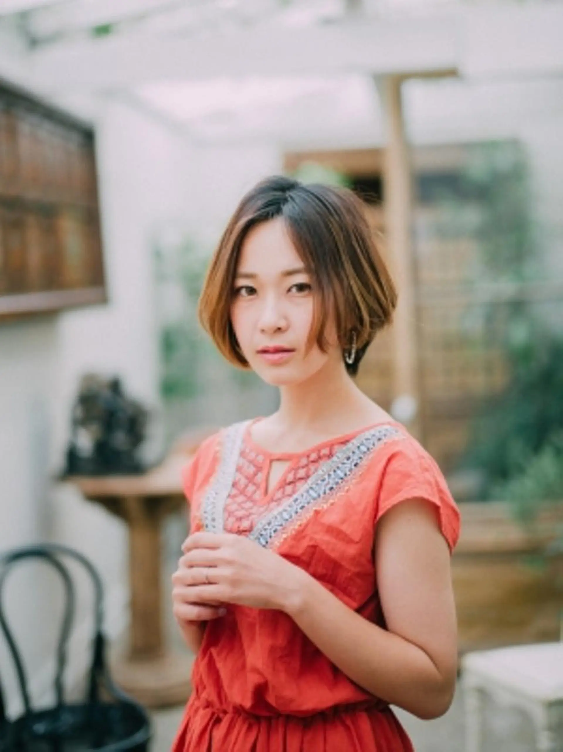 ミディアム カラー パーマ ヘアアレンジ amie 高崎 【アミ】のヘアスタイル