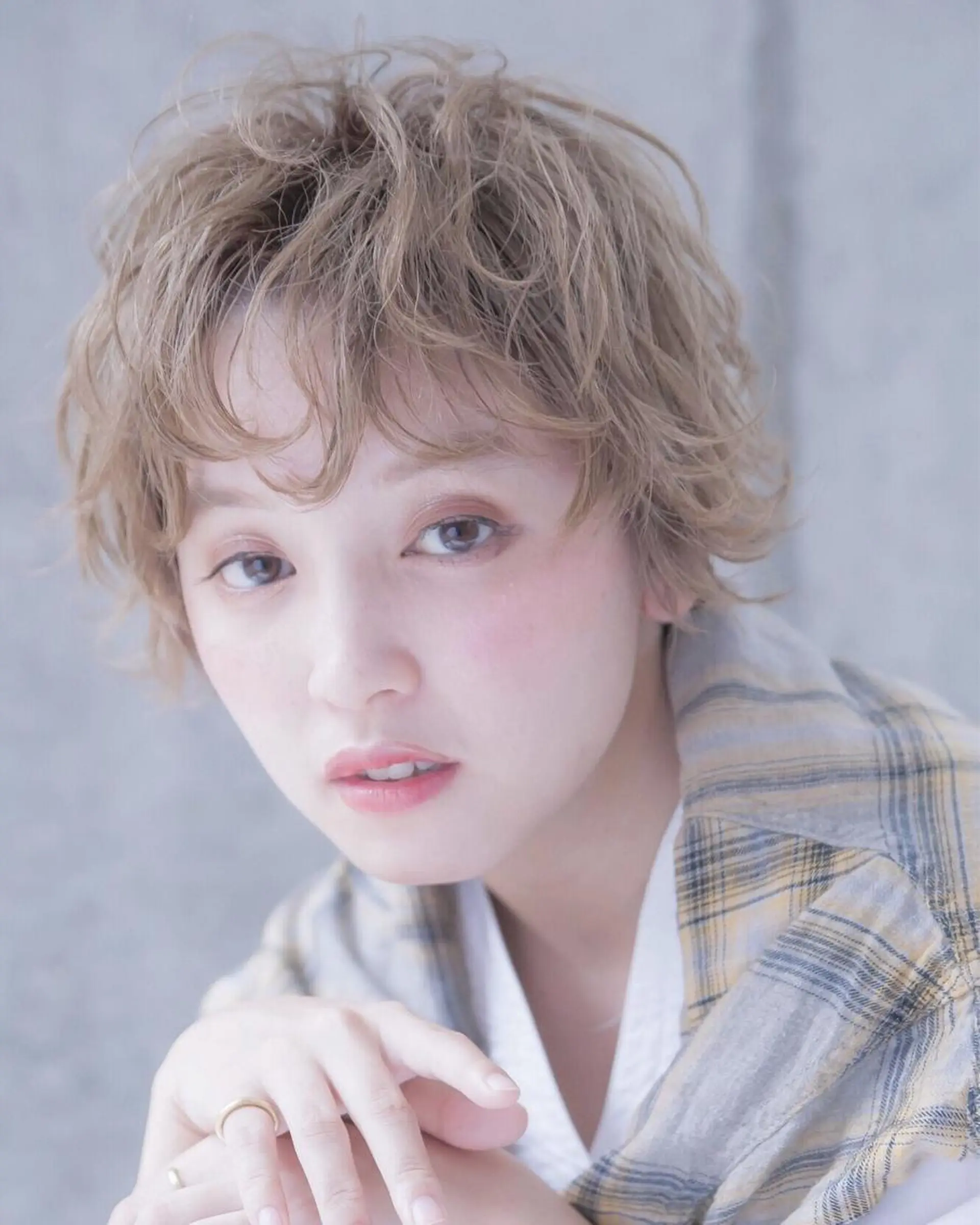 ショート カラー hao所属・西山 頌太のヘアスタイル