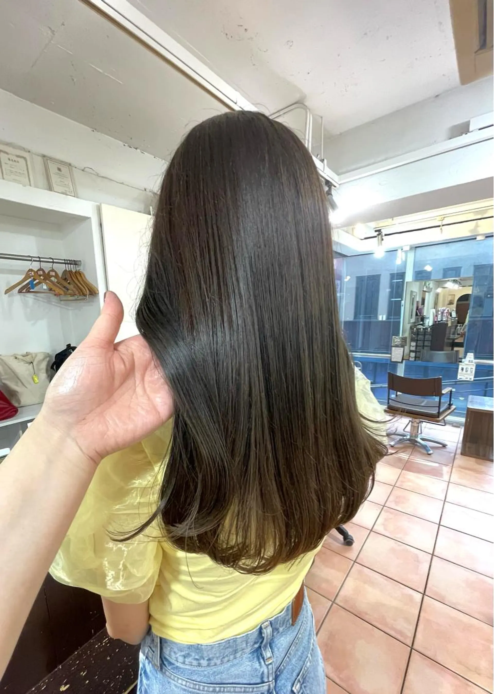 ロング カラー ベージュカラー カット トリートメント 🦋透明感 艶カラー Rie🦋のヘアスタイル