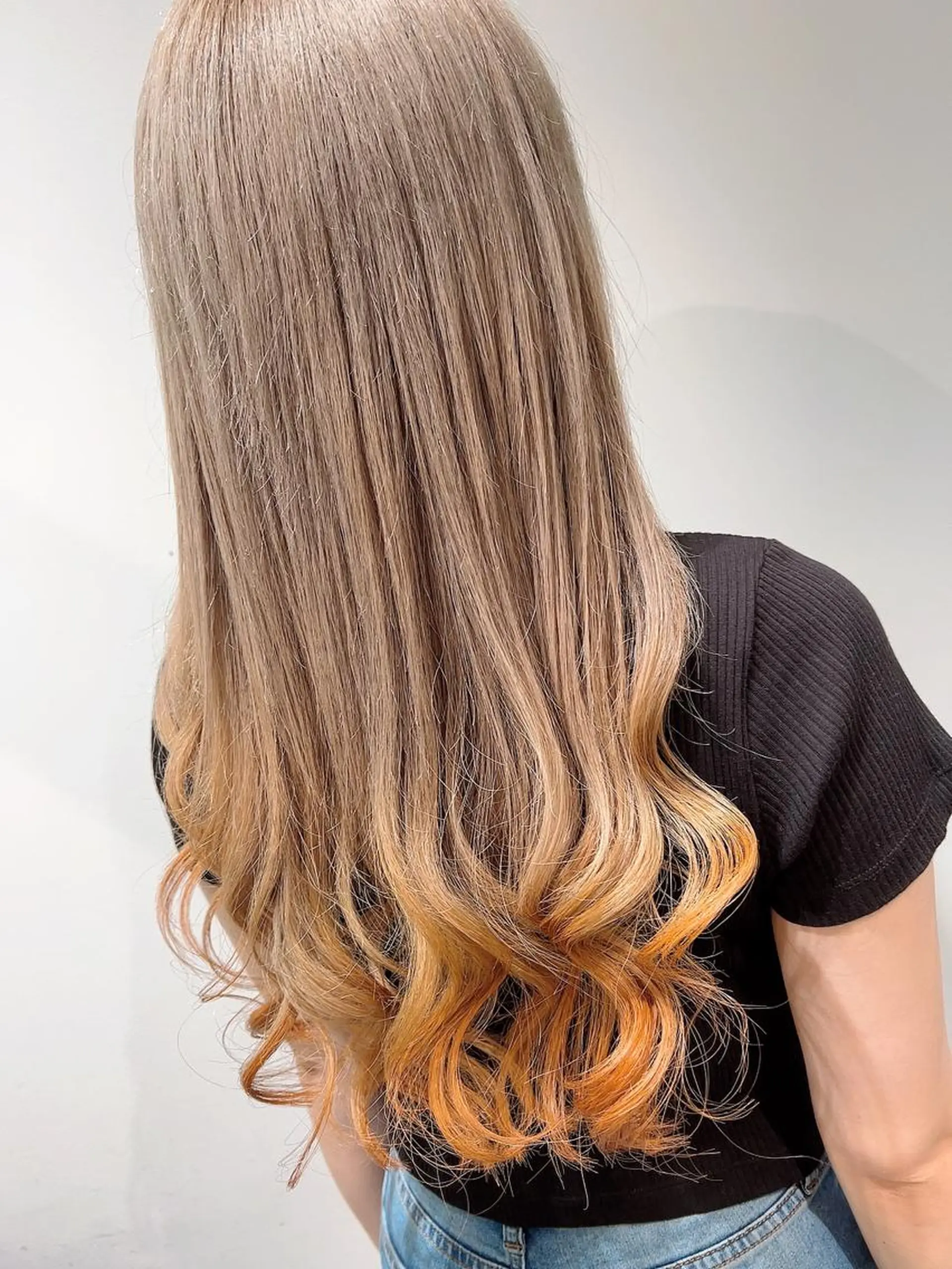 セミロング カラー ヘアカラー 新宿color🐝 AYAKA🌈💖のヘアスタイル