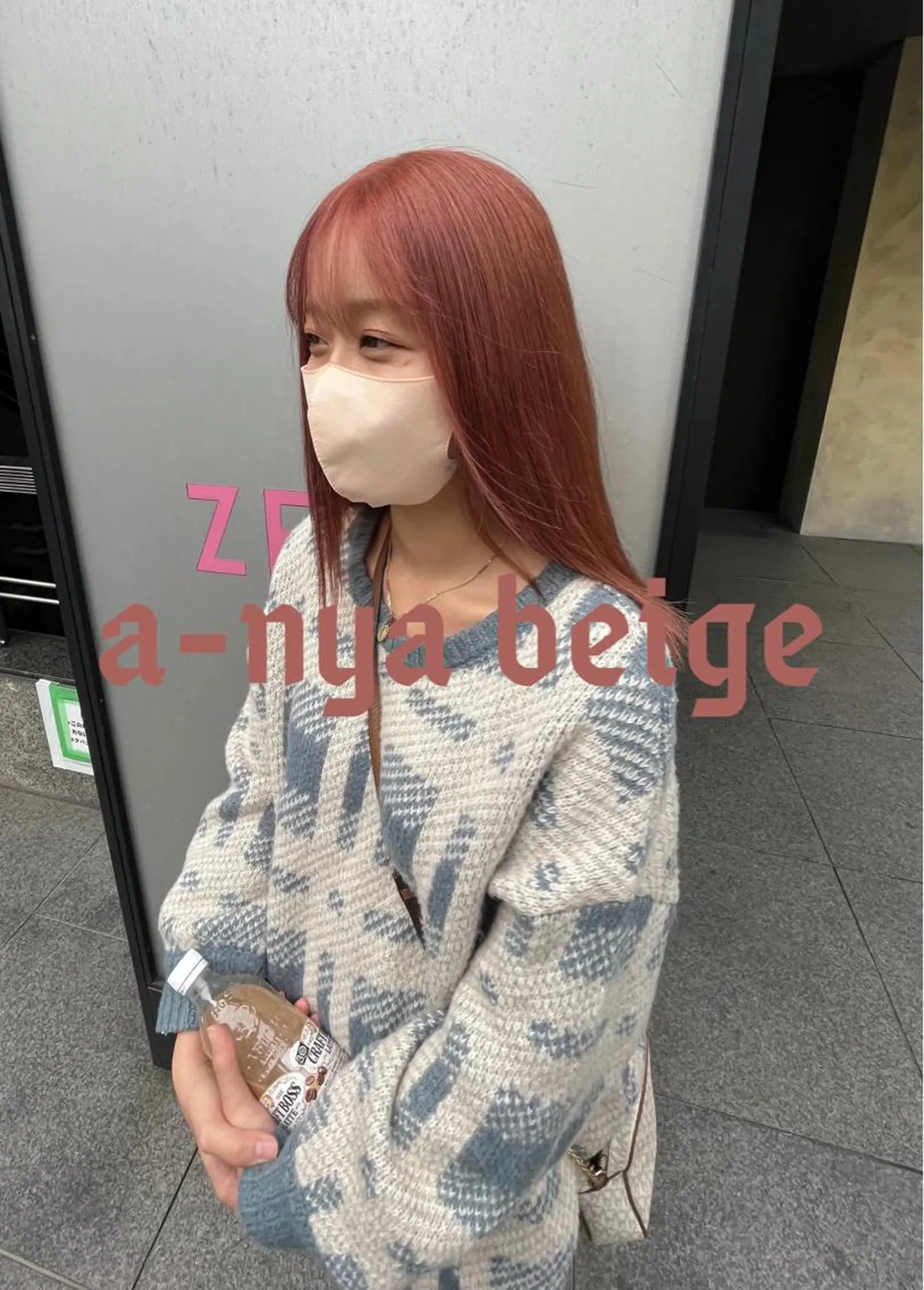 セミロング カラー ベージュカラー ブリーチ ブロンド ブルーカラー ブラウンカラー 🥇メンズパーマ /縮毛矯正/木村神心のヘアスタイル