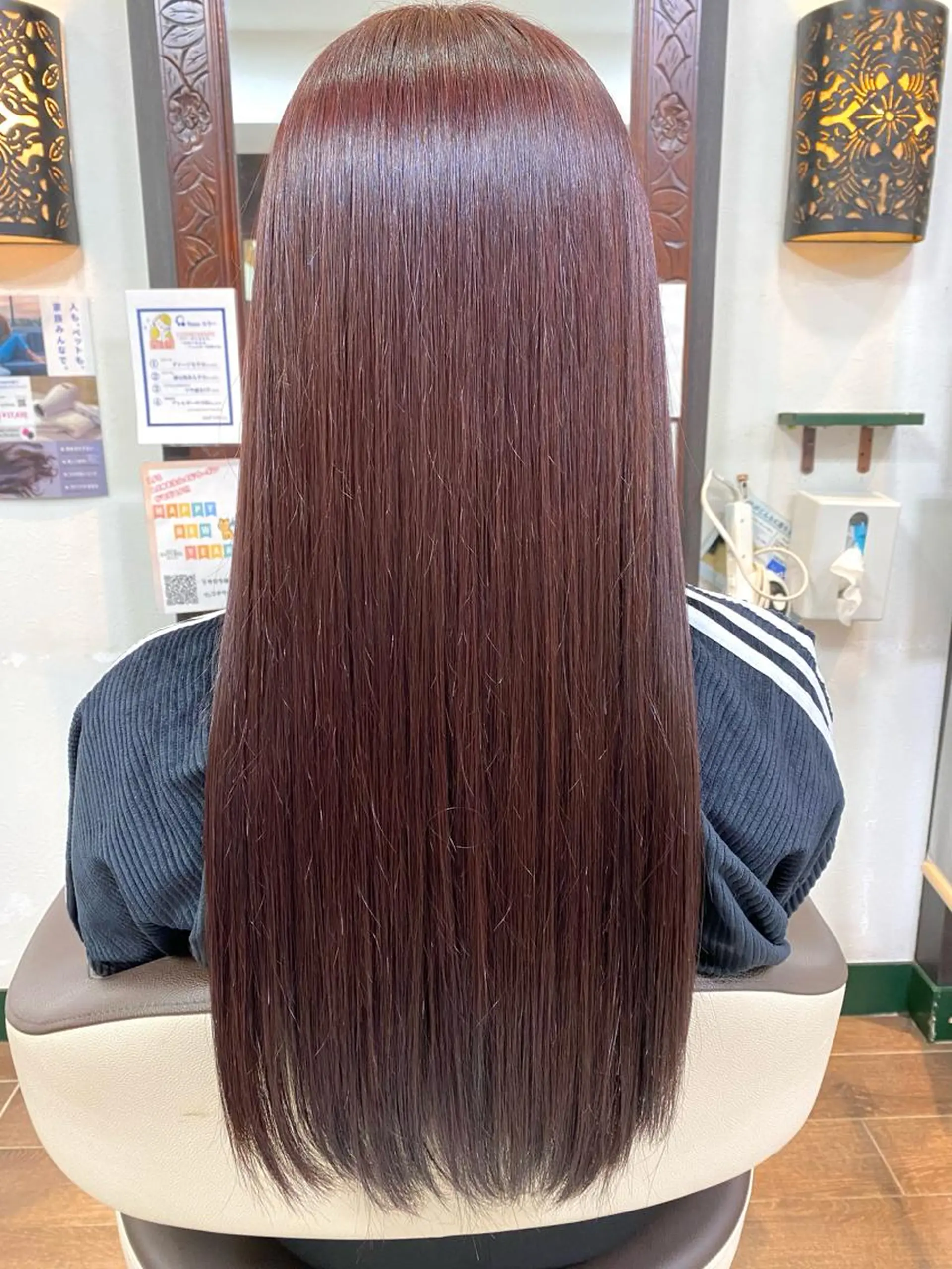 ロング ヘアカラー トリートメント 🎀ブリーチなし 透明感🎀yuhiのヘアスタイル