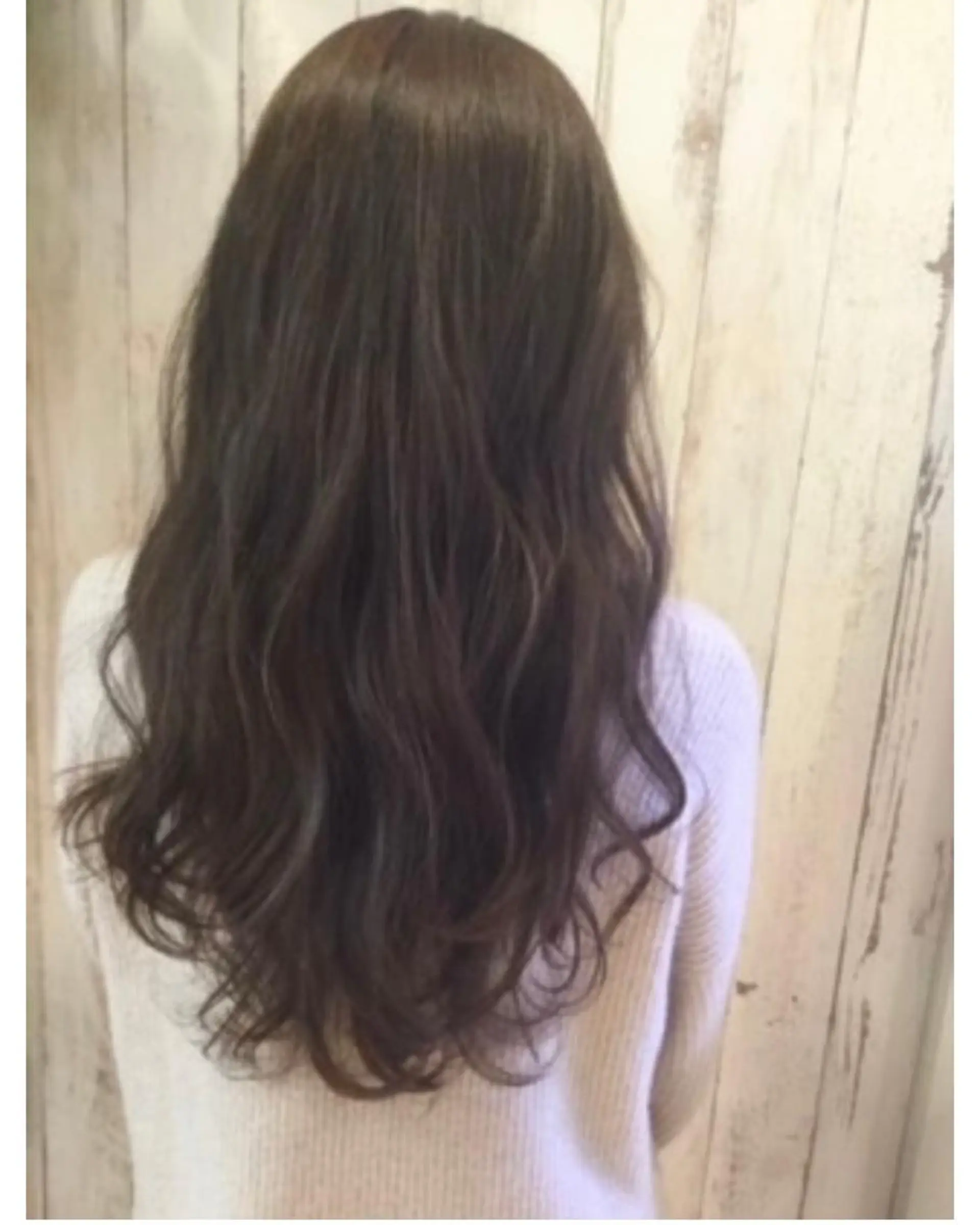 ロング カラー パーマ カット ヘアカラー 奥谷 美代子のヘアスタイル