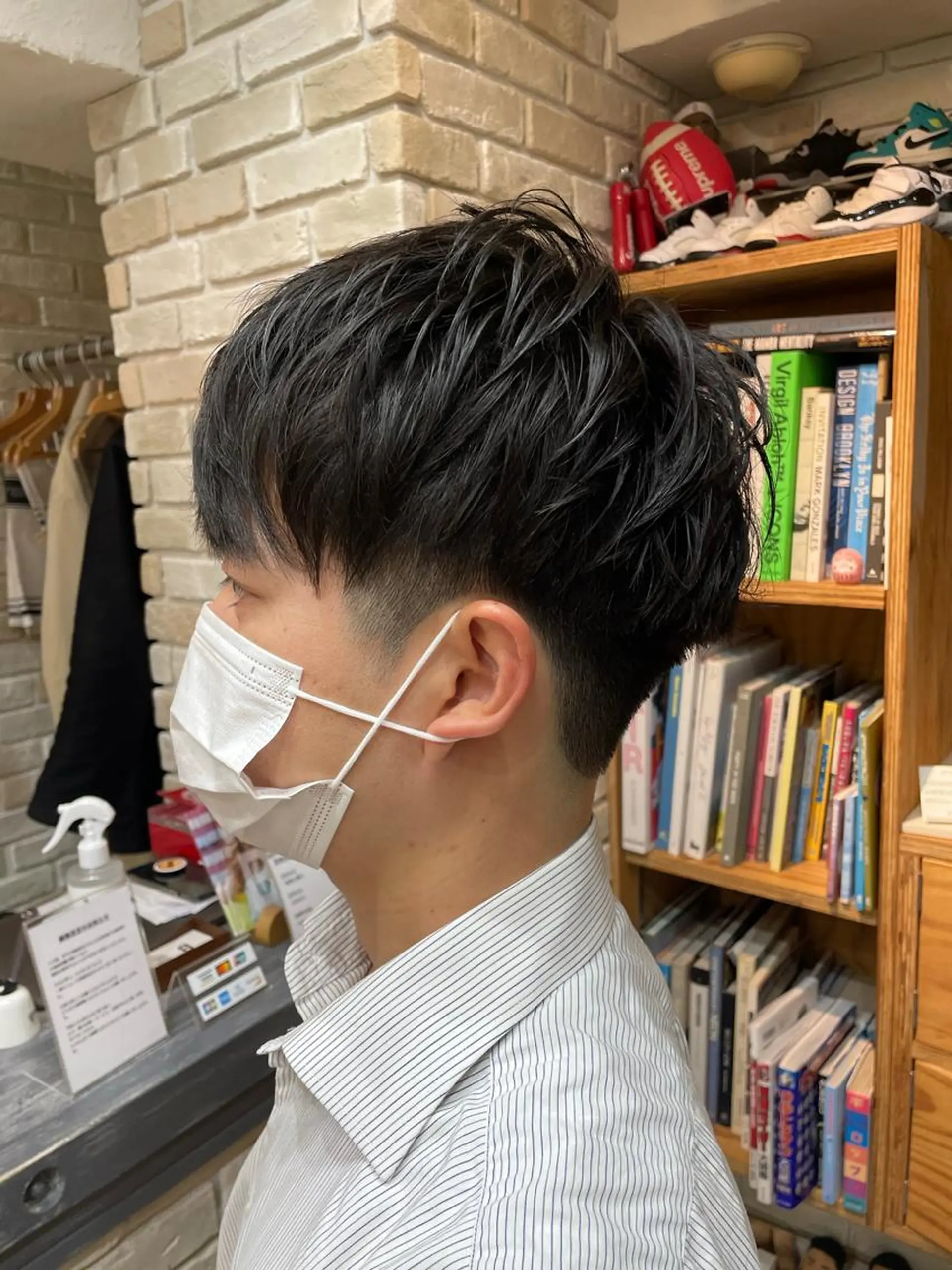 メンズ マッシュ ツーブロック eyesburg W/est所属・ショートボブ 村上のヘアスタイル