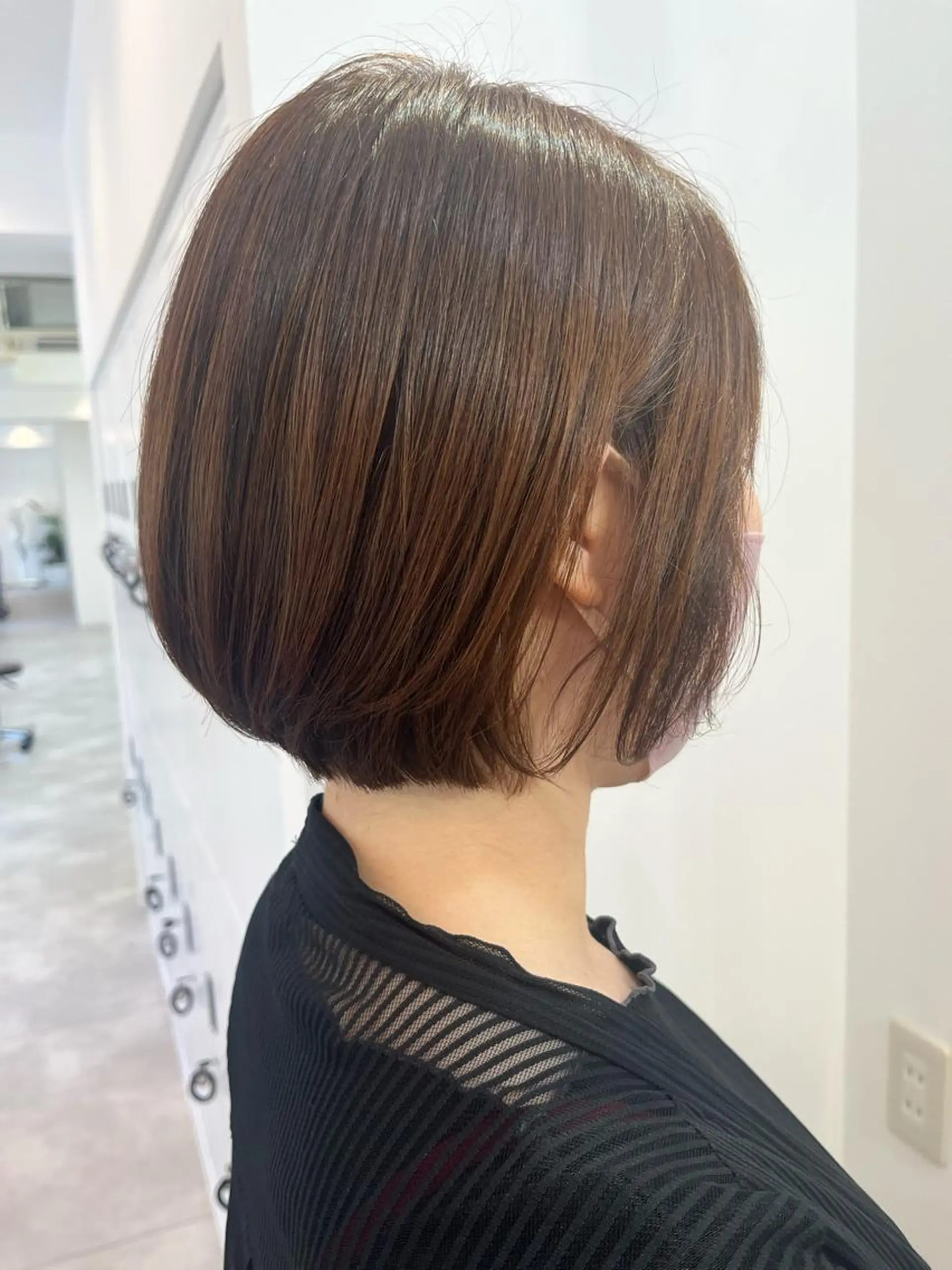 ショート ショートボブ ボブ ショートヘア Hikari /赤み消しカラーのヘアスタイル