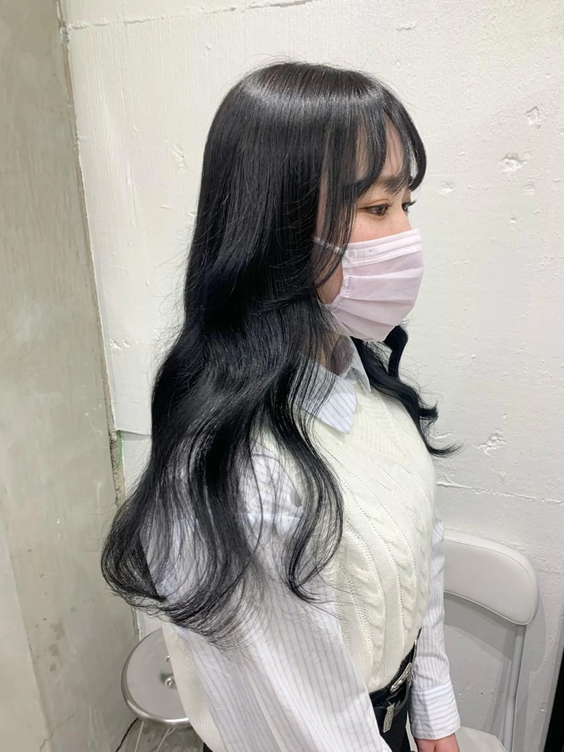 ロング カラー ヘアアレンジ ニュアンスハイトーン 🌙サイダサキのヘアスタイル