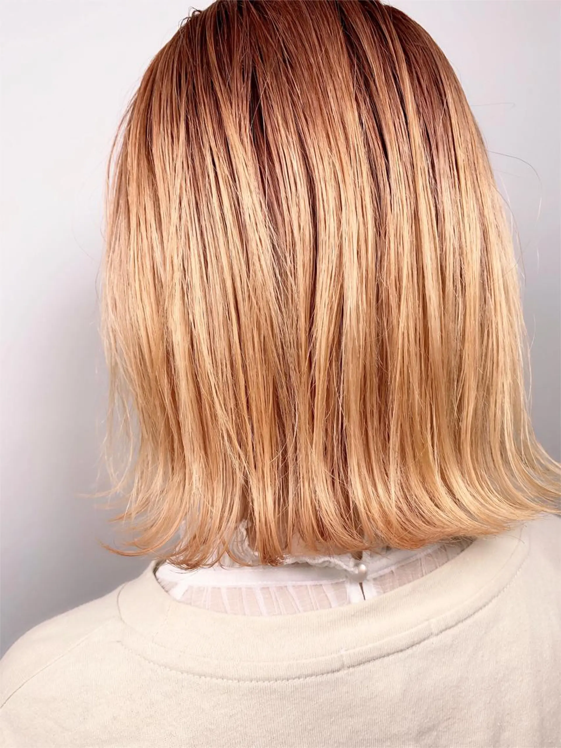 ショート カラー ベージュカラー オレンジ オレンジベージュ カット ヘアカラー トリートメント tension 【テンション】のヘアスタイル
