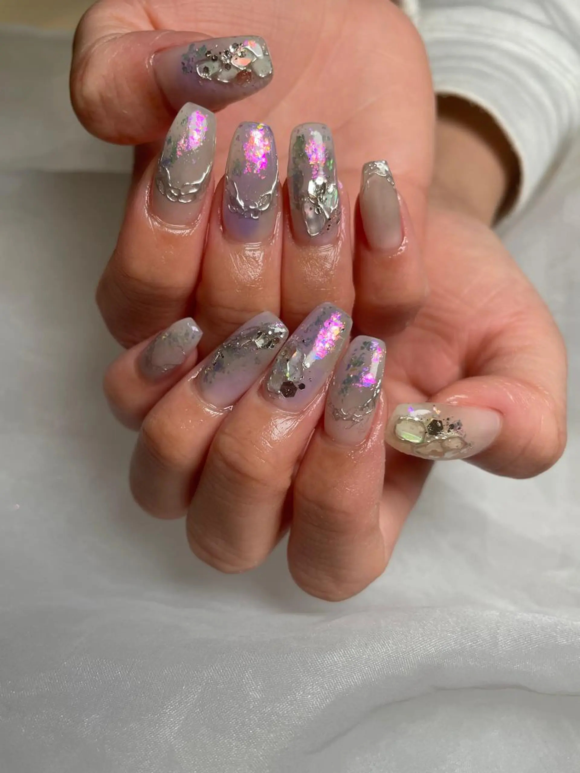 ロング ネイル nail salon neigeのネイルデザイン