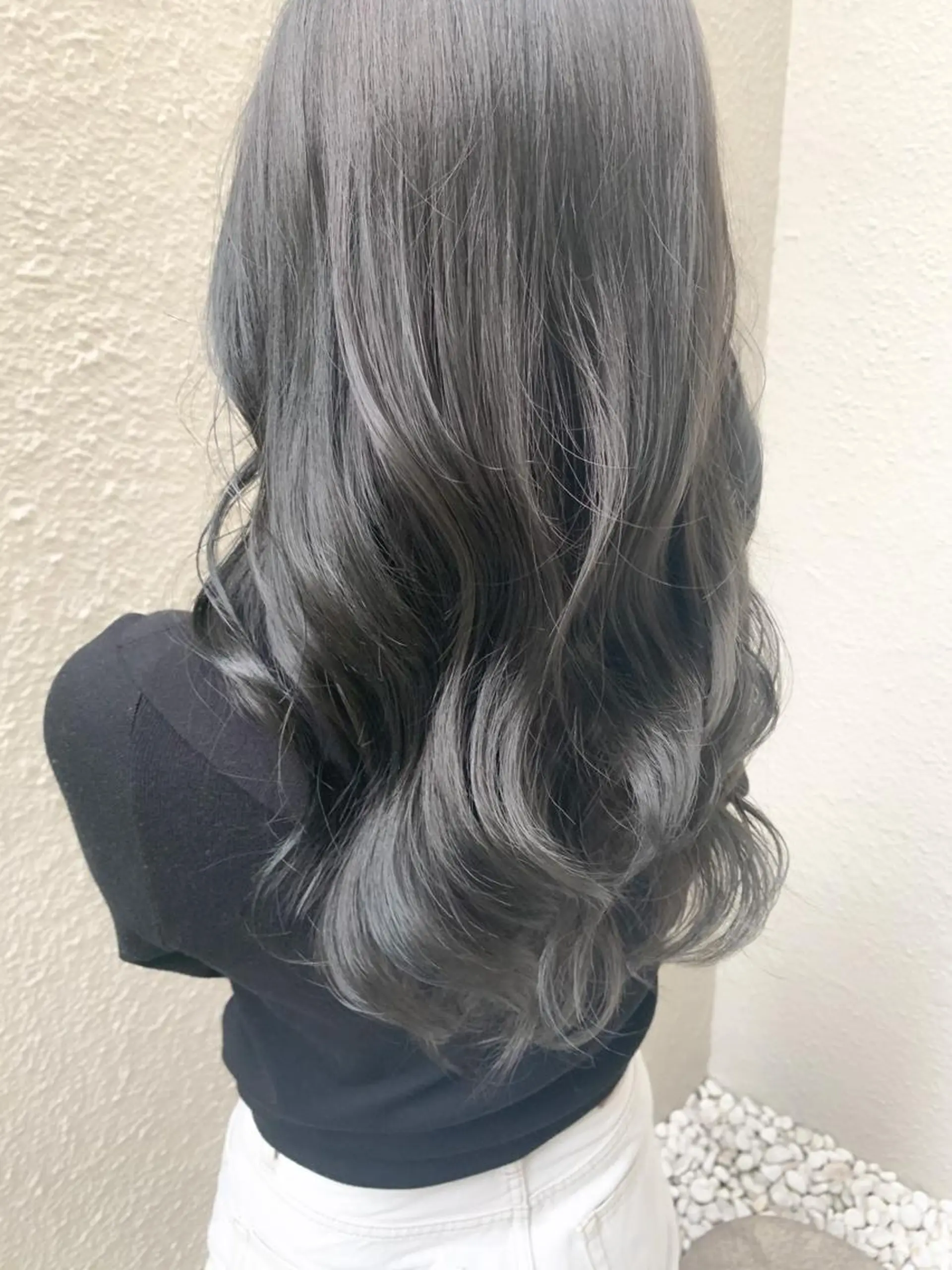 ロング カラー FERIA fam 北千里 杉本 蓮のヘアスタイル