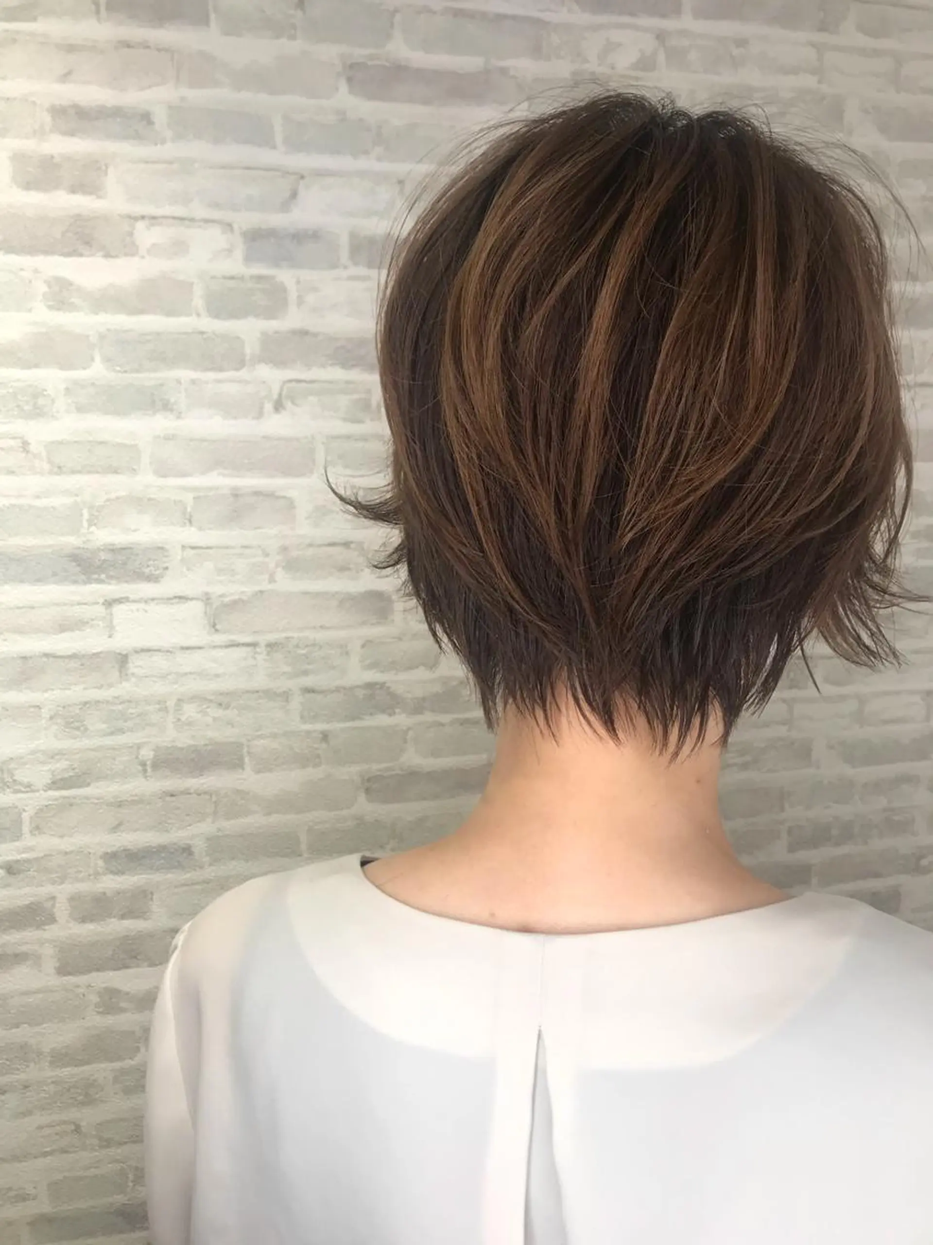 ショート カット Noa Links所属・平田 怜のヘアスタイル