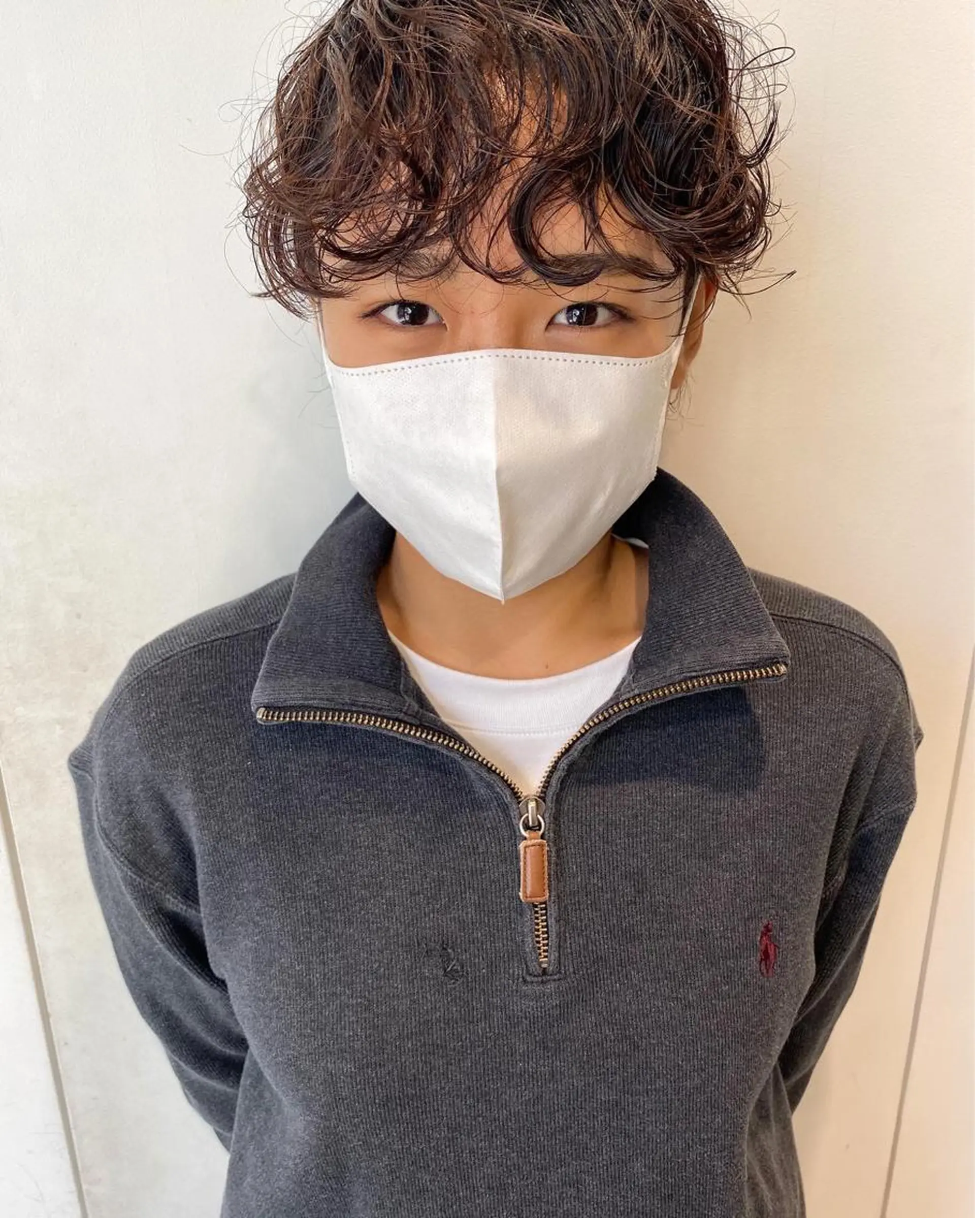 ショート カラー パーマ ヘアアレンジ メンズ キッズ ネイル マツエク・マツパ アイブロウ メンズパーマ ショートヘア ショートネイル パーマスタイル🔅 sayacaのヘアスタイル