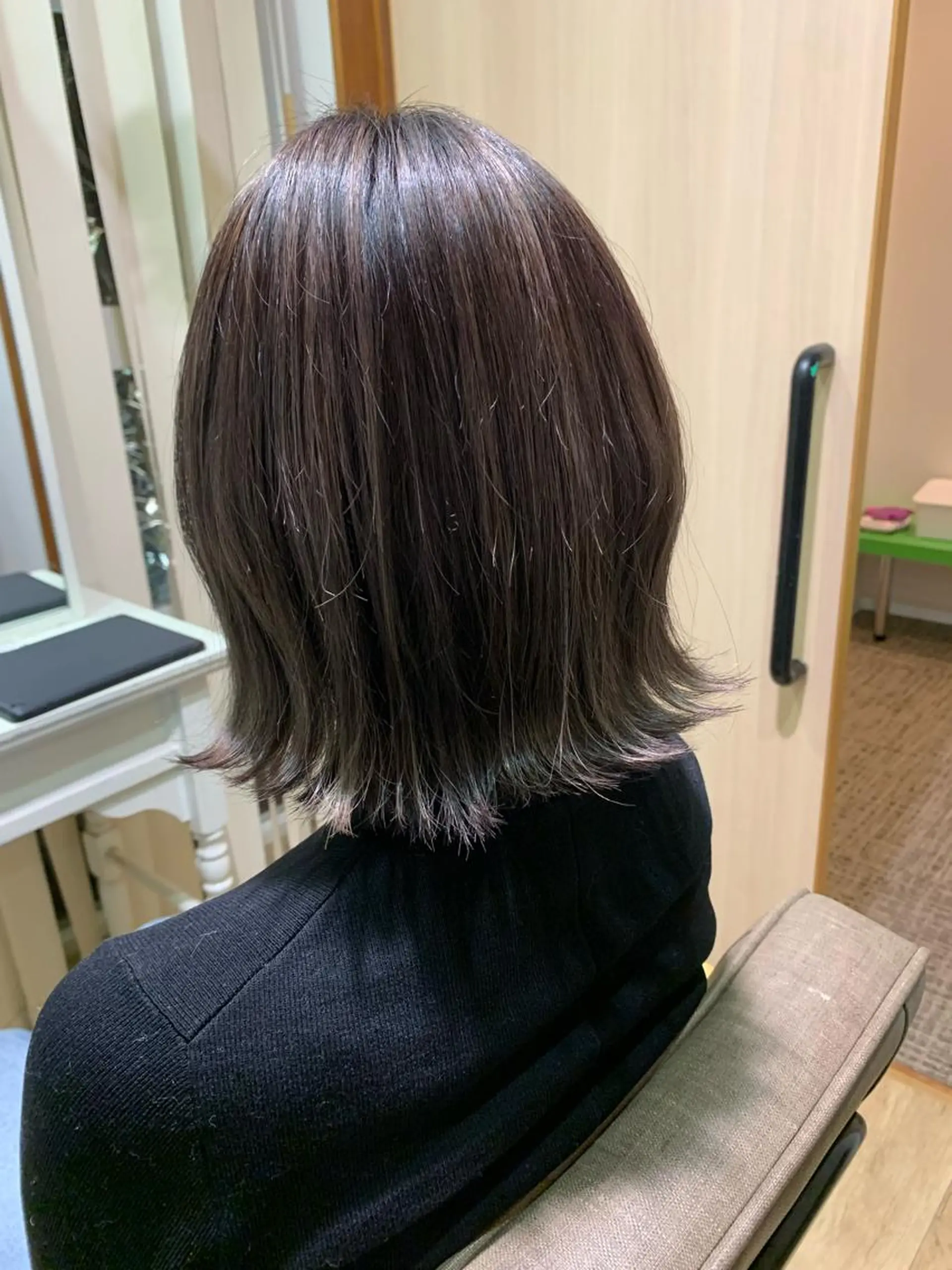 ミディアム カラー 斉藤 陸のヘアスタイル