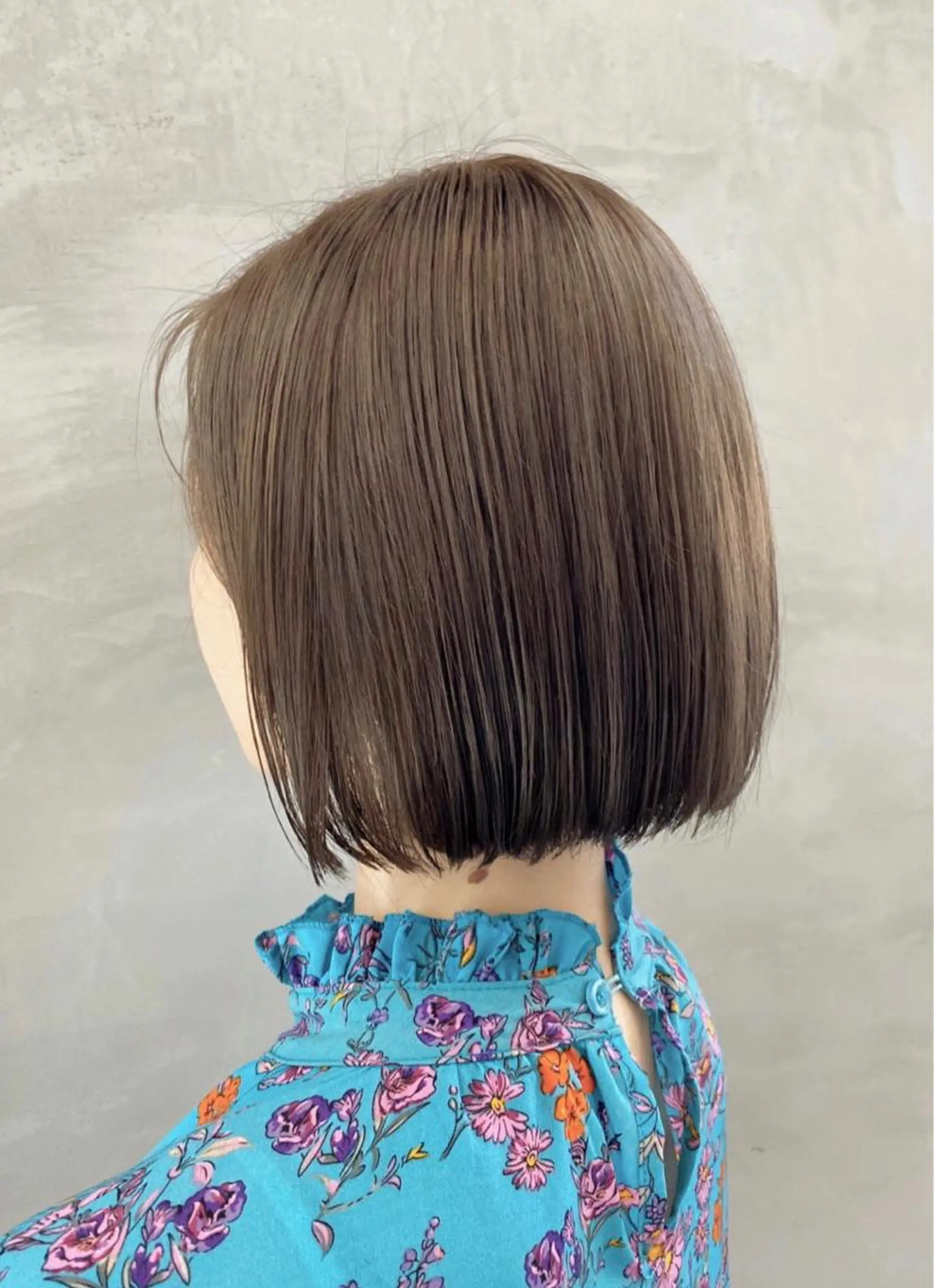 ショート カラー ベージュカラー 透明感カラー ボブ ヘアカラー トリートメント pesca 長町南店 OIKAWAのヘアスタイル