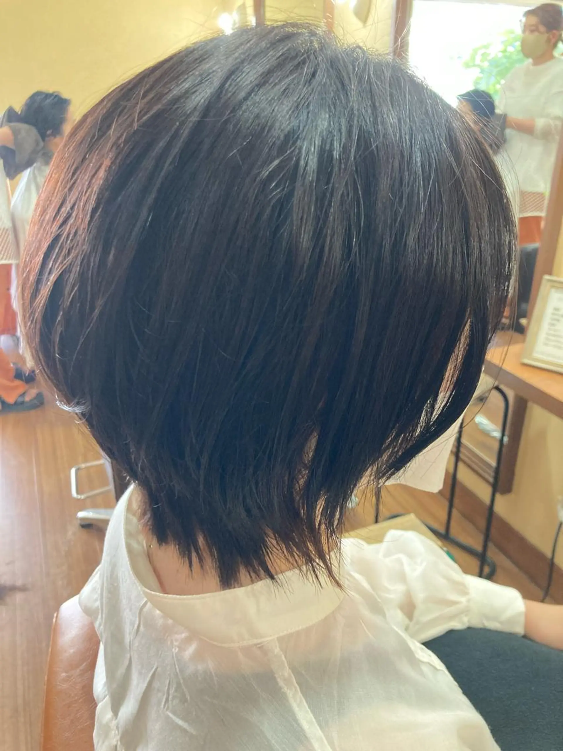 ミディアム レイヤーカット カット ヘアカラー R's hair 大道瞳のヘアスタイル