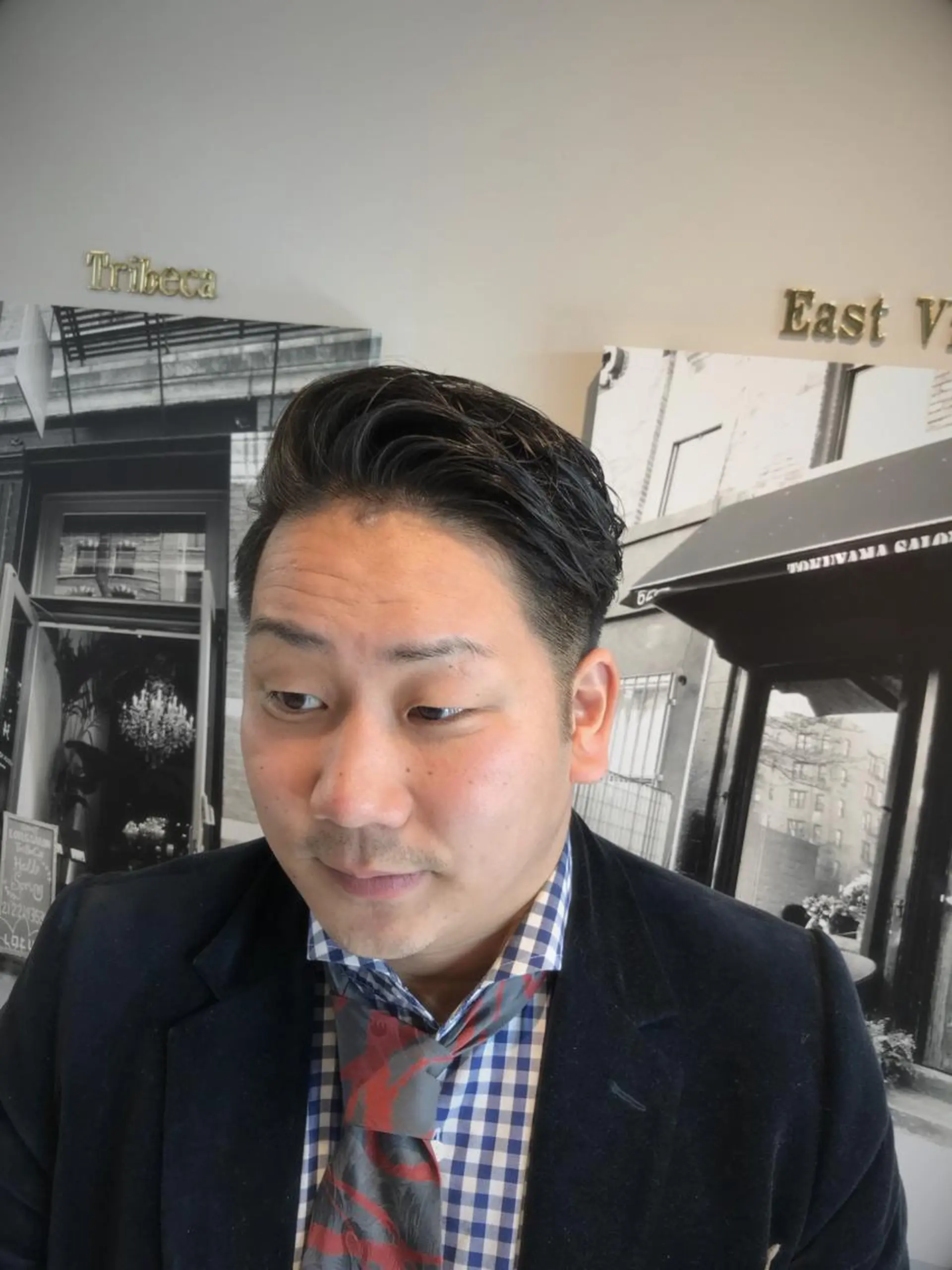 メンズ Leverage所属・【店長】外国人風 メンズヘア尾上雄輝のヘアスタイル