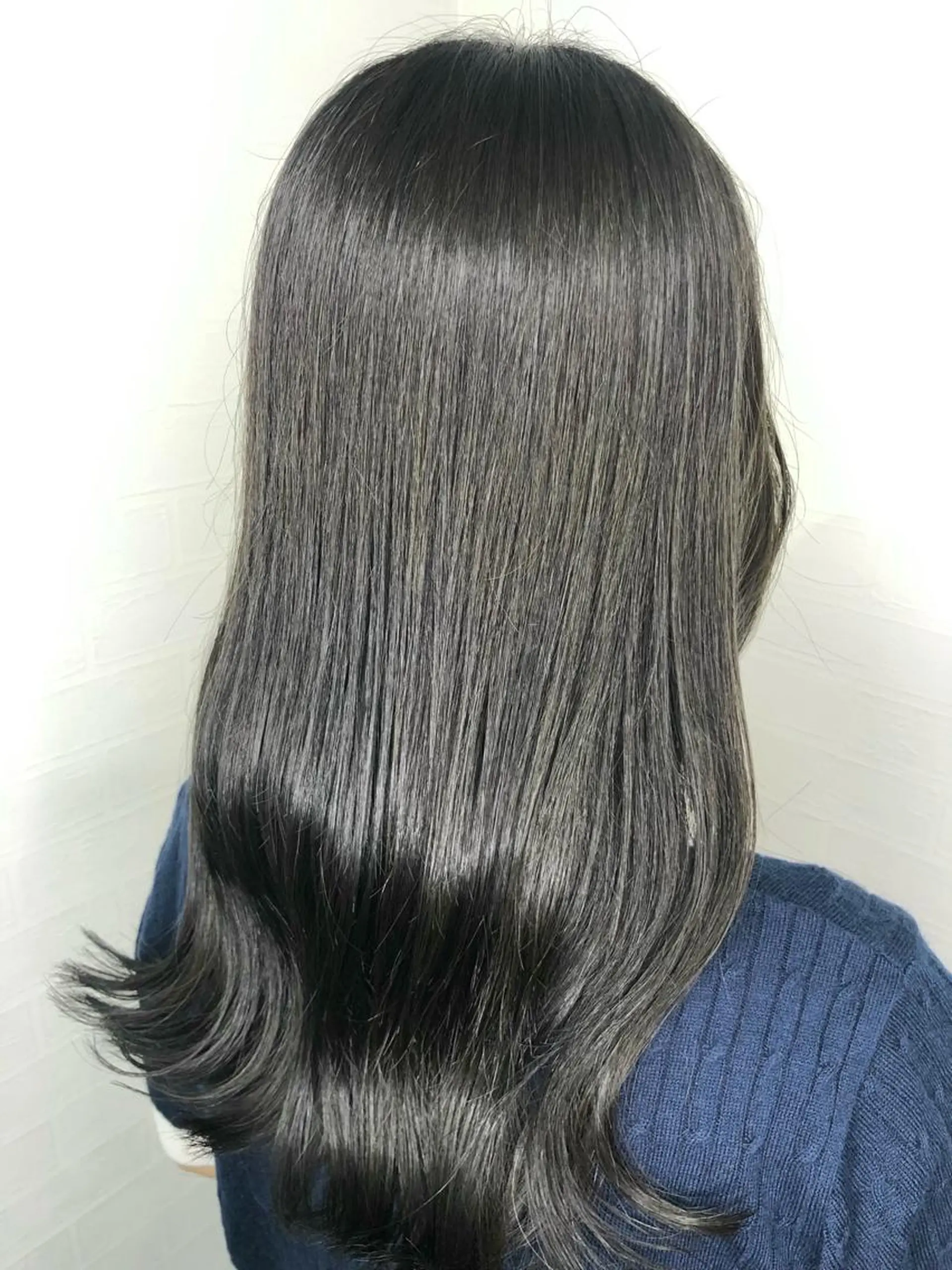 ミディアム ヘアカラー 髪質改善ストレートo rメンズスタイル今岡のヘアスタイル