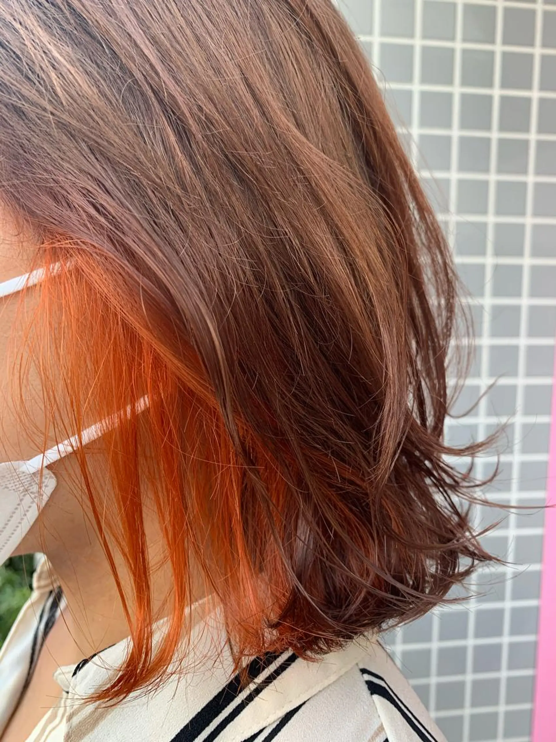 ミディアム カラー ヘアカラー トリートメント ヘアセット DiMPlE  ディンプル所属・🌸スタイリスト 山浦美恵のヘアスタイル