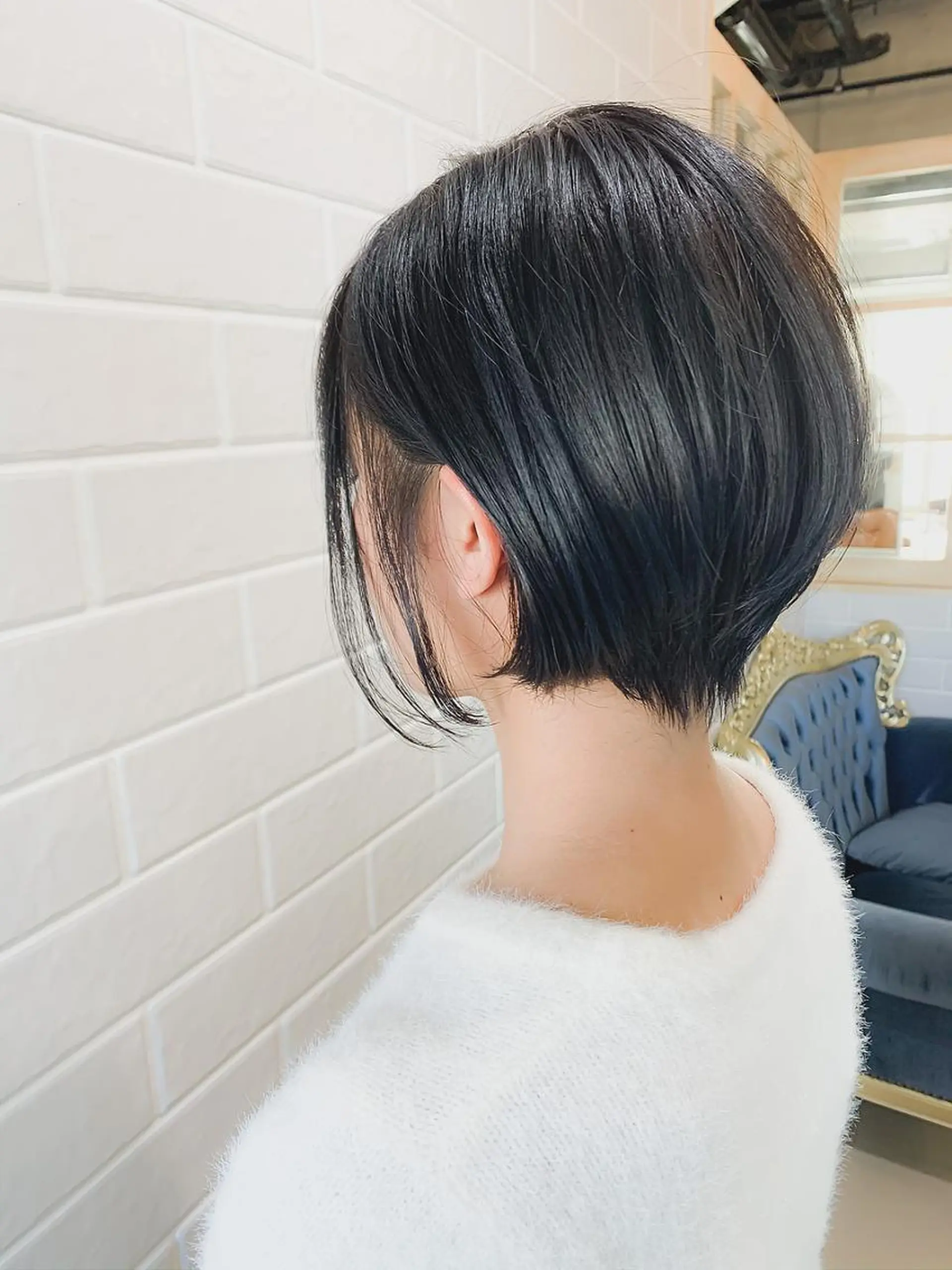 ショート カラー ショートボブ 丸みショート ボブ ショートヘア ANGELICA JR奈良店のヘアスタイル