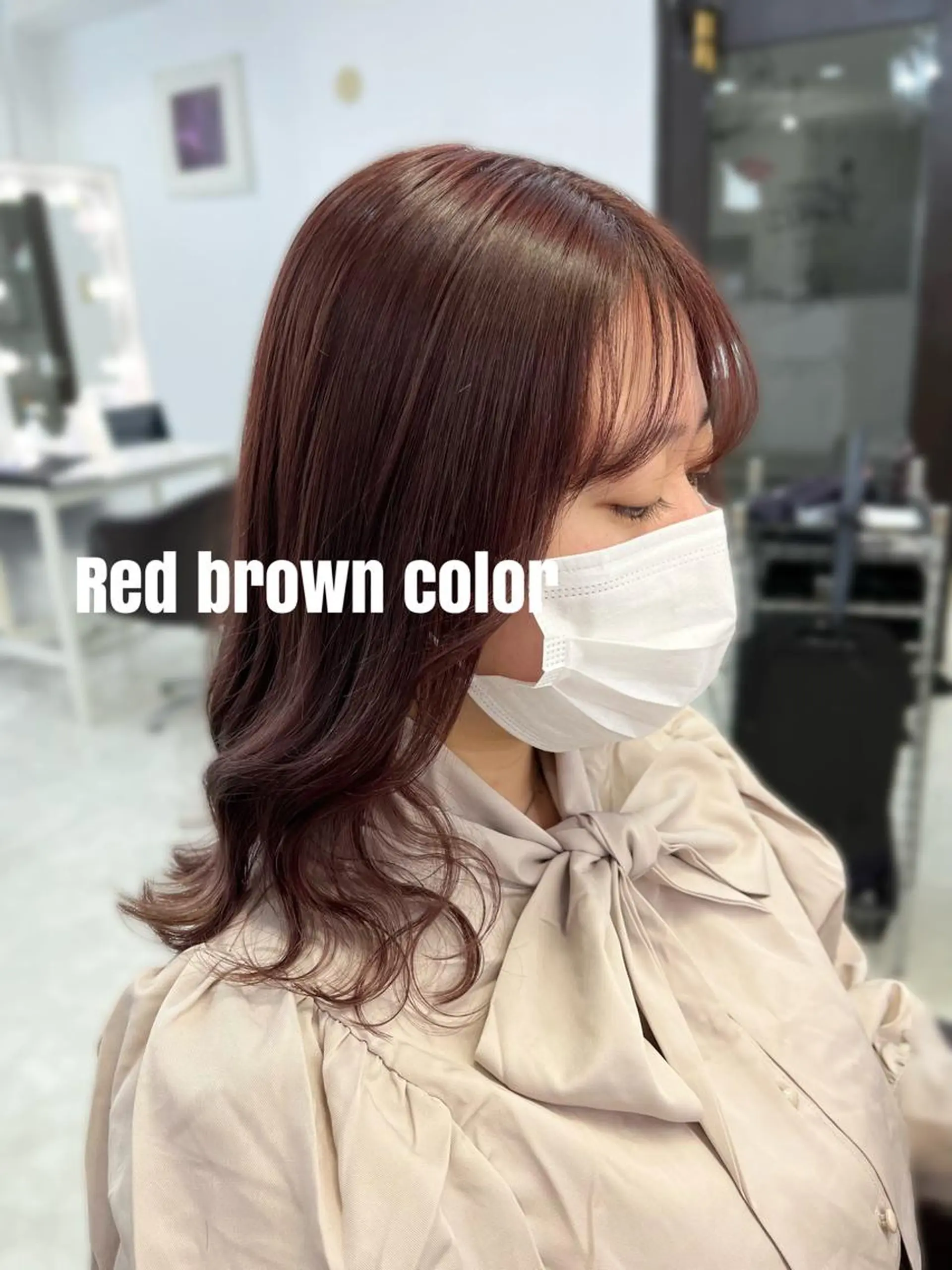 カラー アッシュ アッシュグレー アッシュグレージュ バレイヤージュ ミストバング デザインカラー MIKU🦋のヘアスタイル