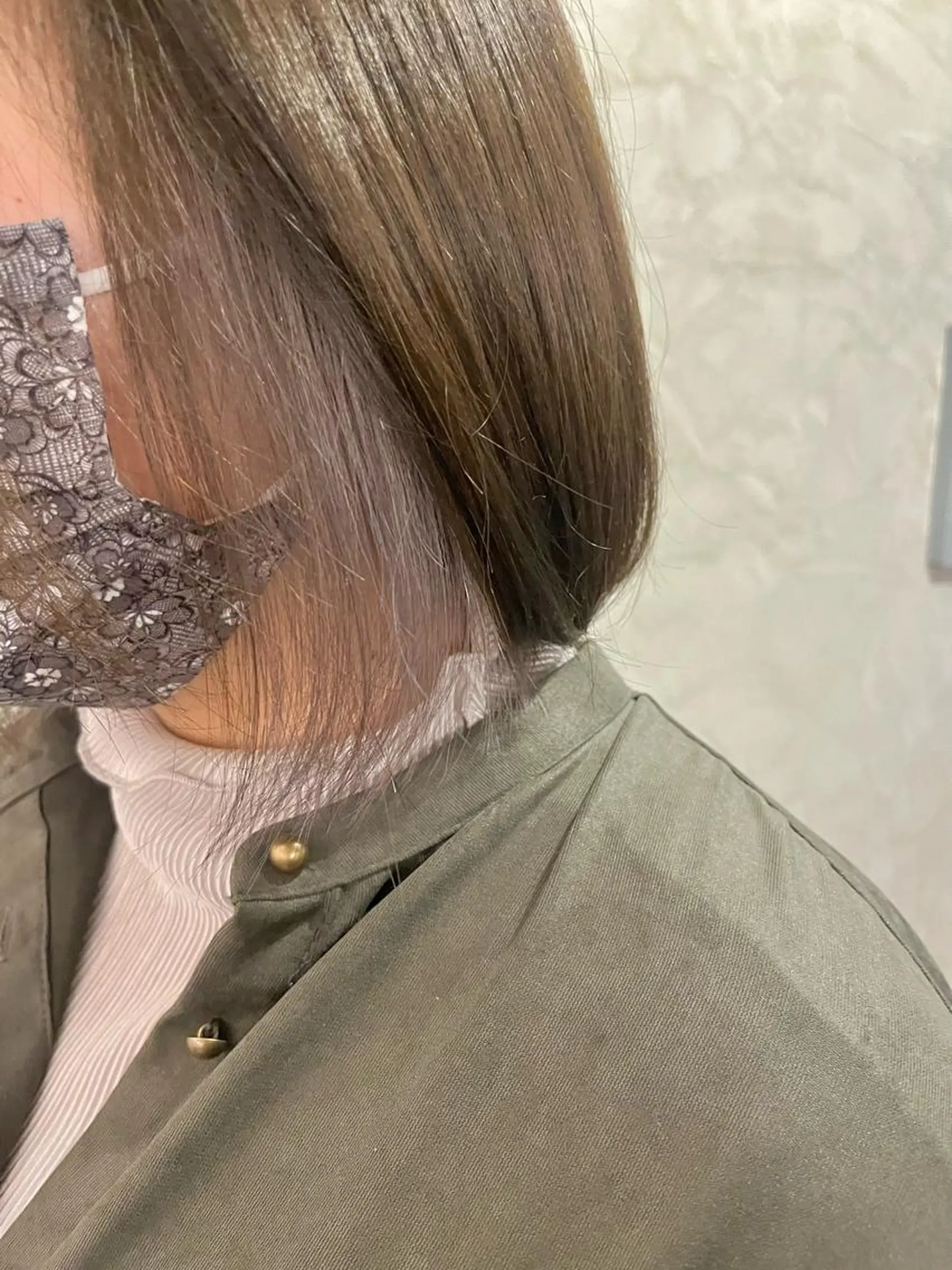 カラー シルバー ヘアカラー FUJINO RYOのヘアスタイル