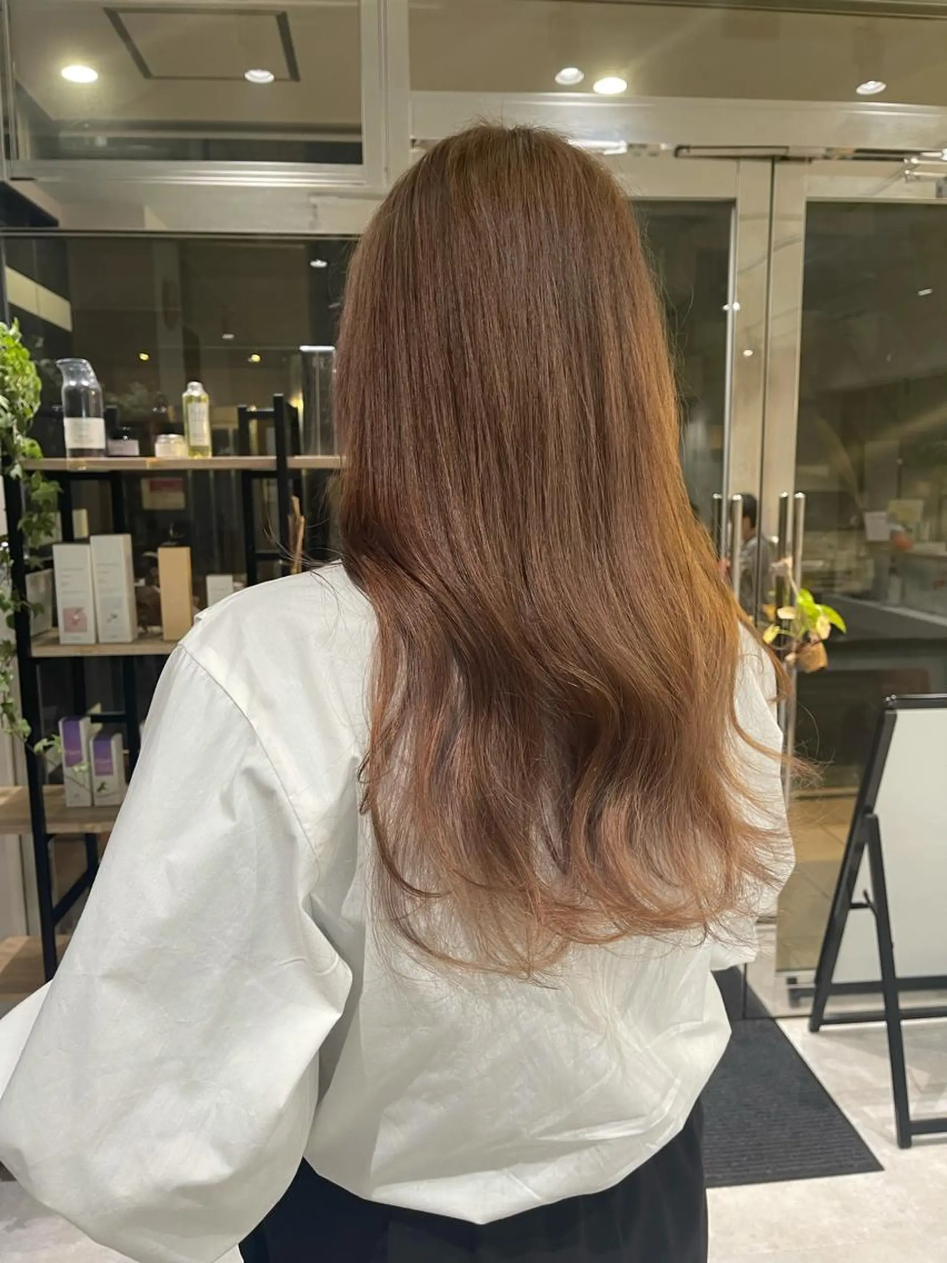 ロング カラー カット ヘアカラー トリートメント * 透明感カラー c h i h o *のヘアスタイル