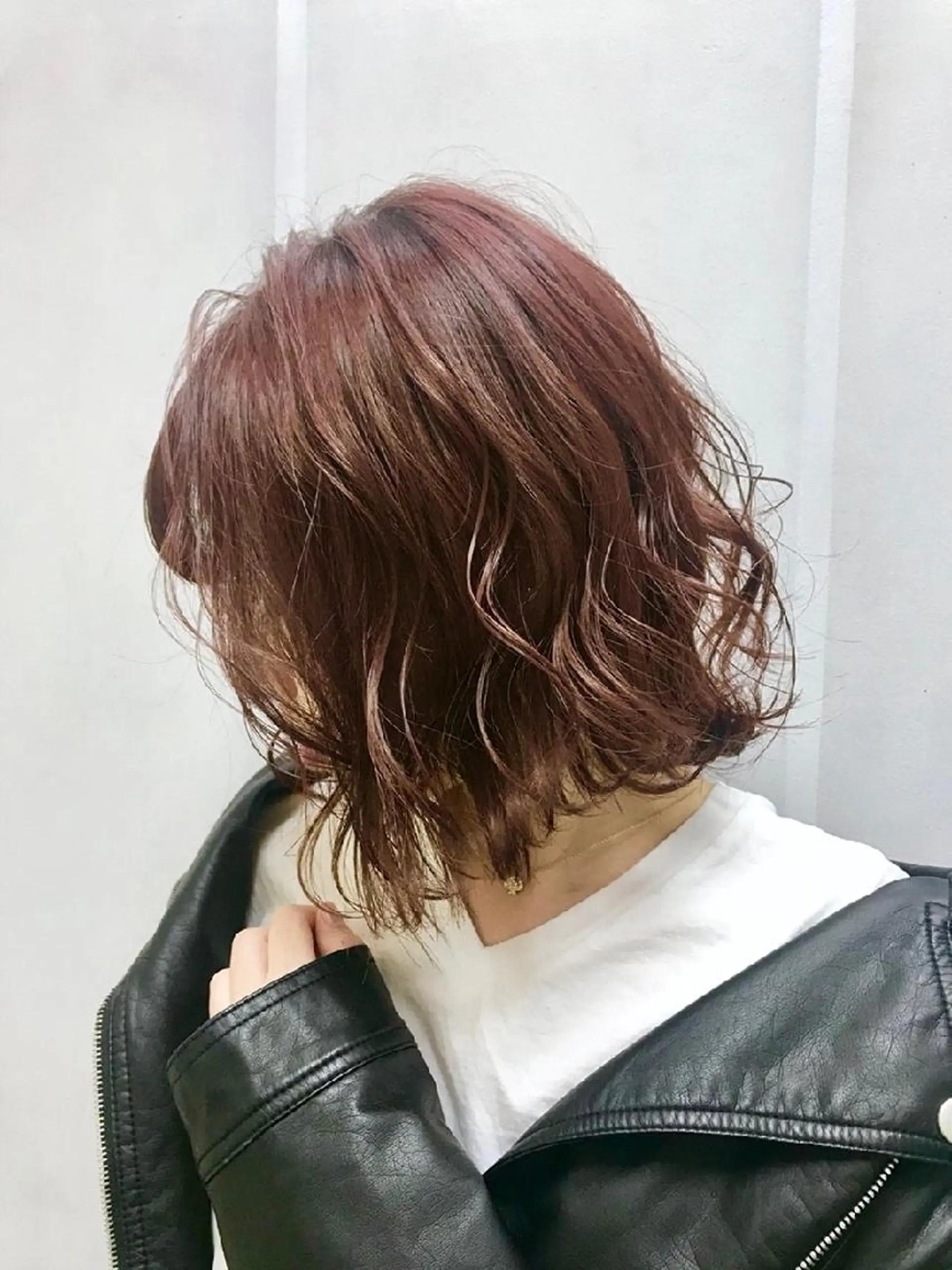 ミディアム カラー ブリーチ ブリーチなしカラー ピンクカラー N°emirai溝口 MG 🌈梶谷龍吾のヘアスタイル