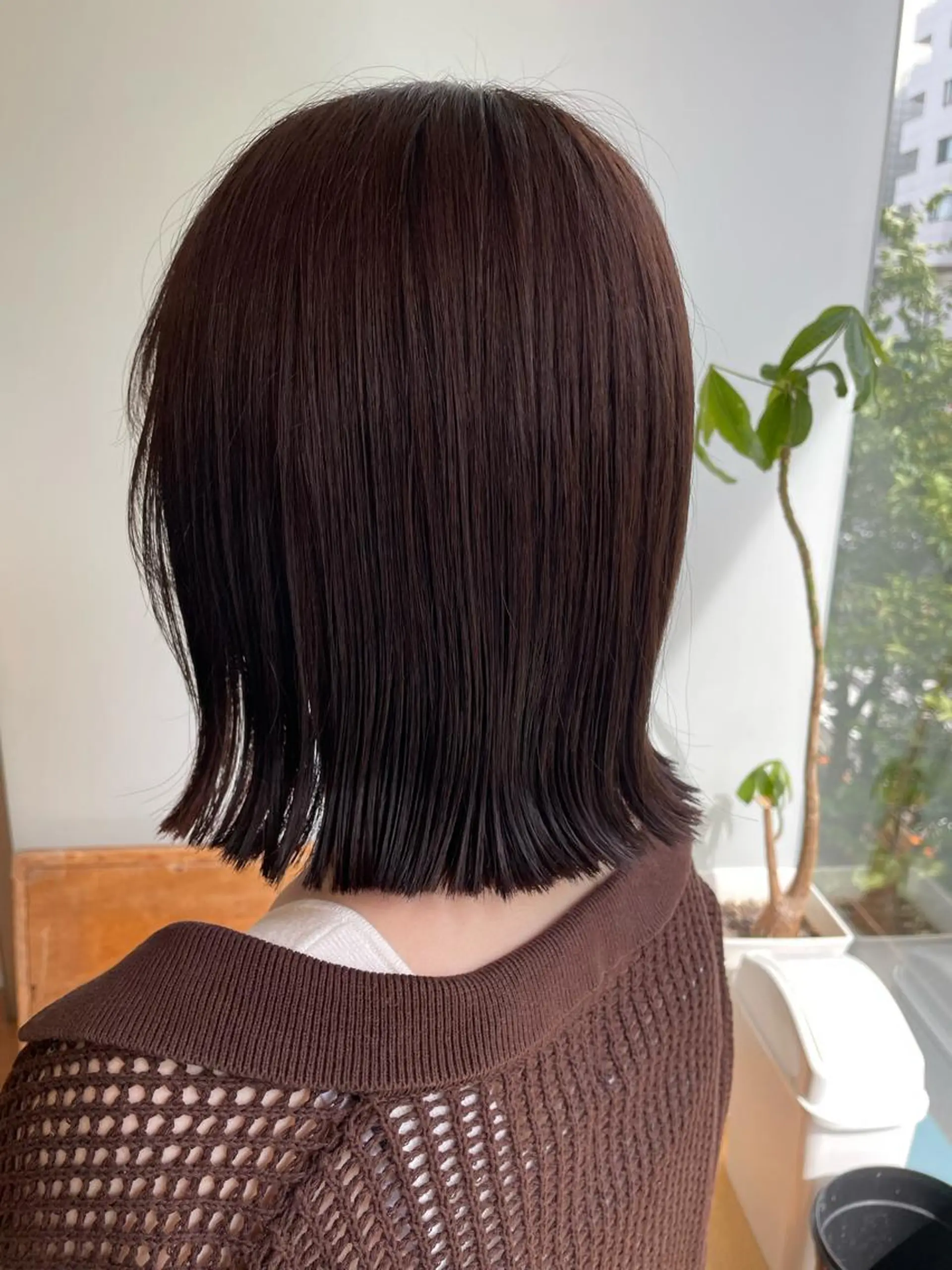 ショート 切りっぱなしボブ ボブ SORA所属・徳永涼太郎 SORA麻布十番のヘアスタイル