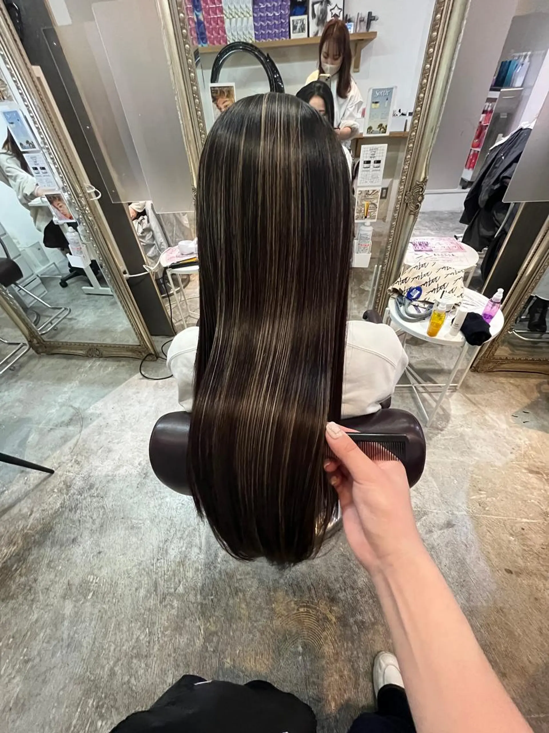 セミロング カラー メンズ 酸性ストレート 縮毛矯正 艶髪／クロスパーマ ♡Tsuzumiのその他イメージ