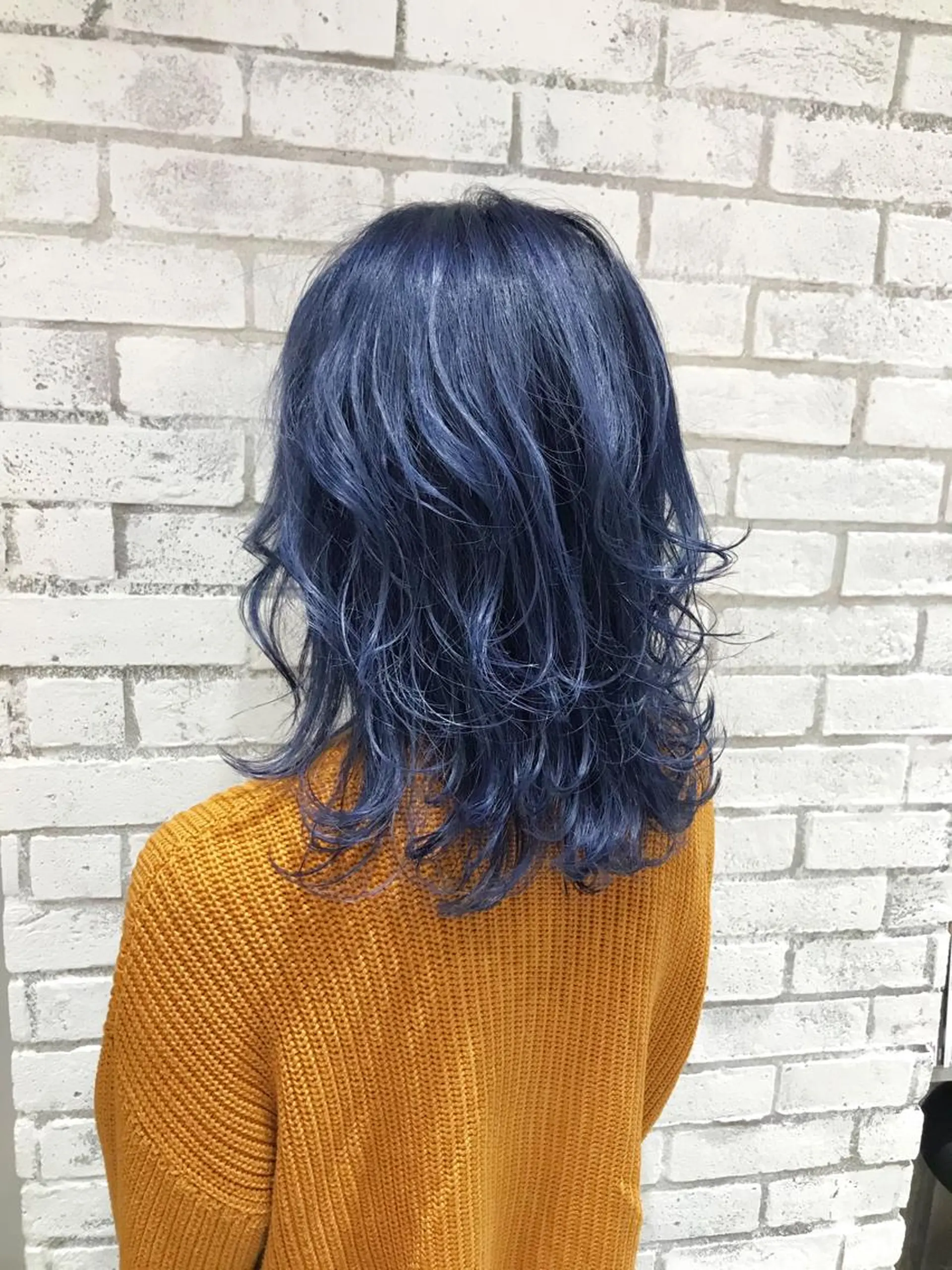 セミロング ヘアカラー バレイヤージュ🌱 渡邉悟🌱のヘアスタイル