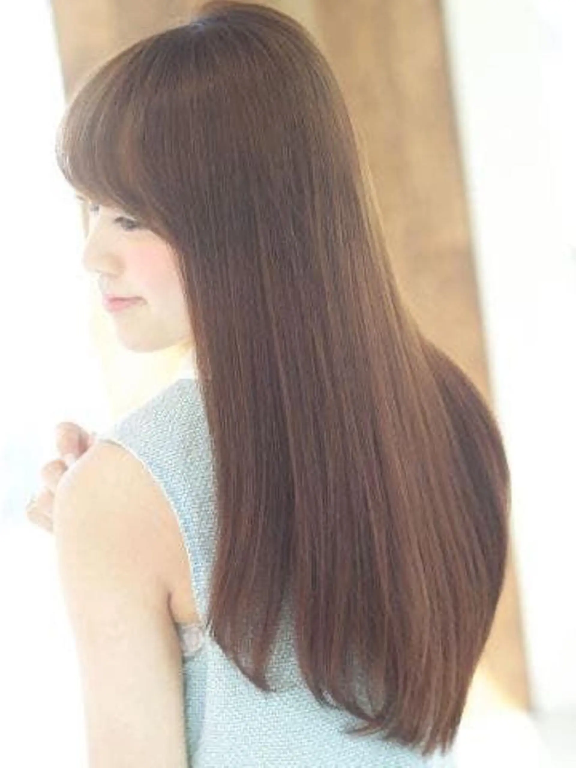 ロング パーマ 縮毛矯正 トリートメント 横野 孝志のヘアスタイル