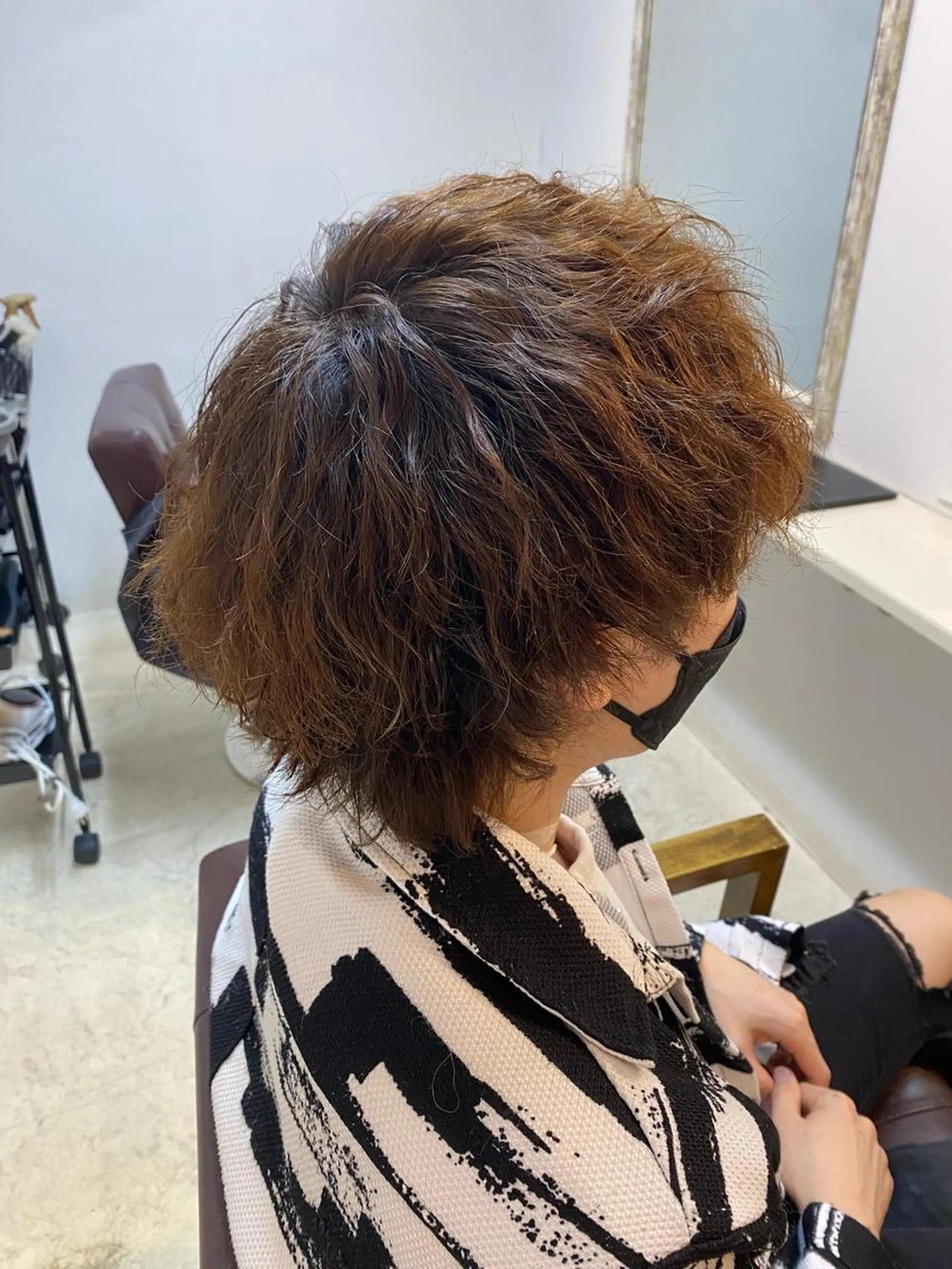 ショート カラー メンズ カット ヘアカラー パーマ miel hair 新宿店 【ミエル ヘアー】所属・新宿西口から徒歩5分 石橋卓典のヘアスタイル
