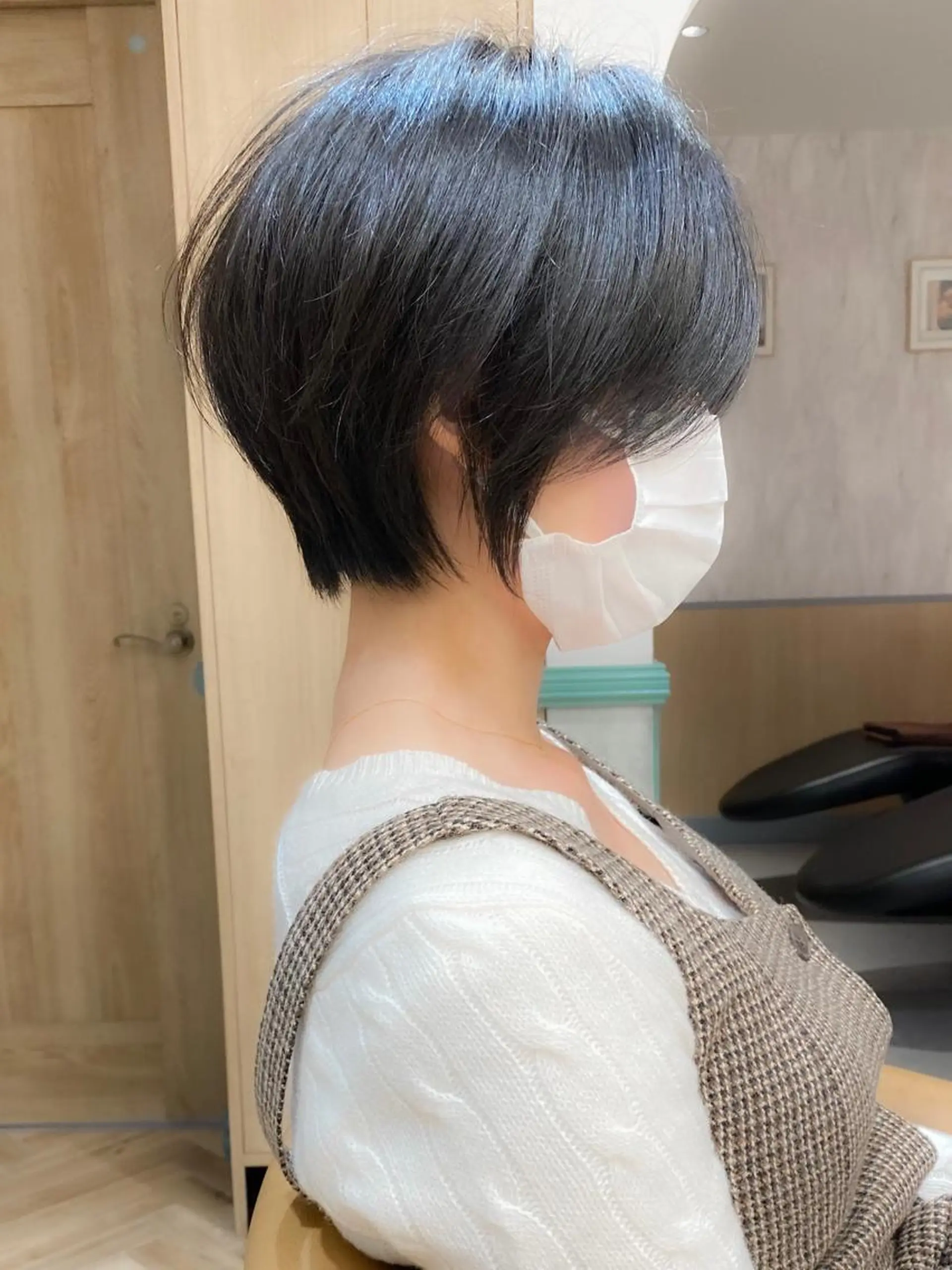 ショート カラー ショートボブ ボブ ショートヘア カット トリートメント ショート ショートボブ斉藤航人のヘアスタイル