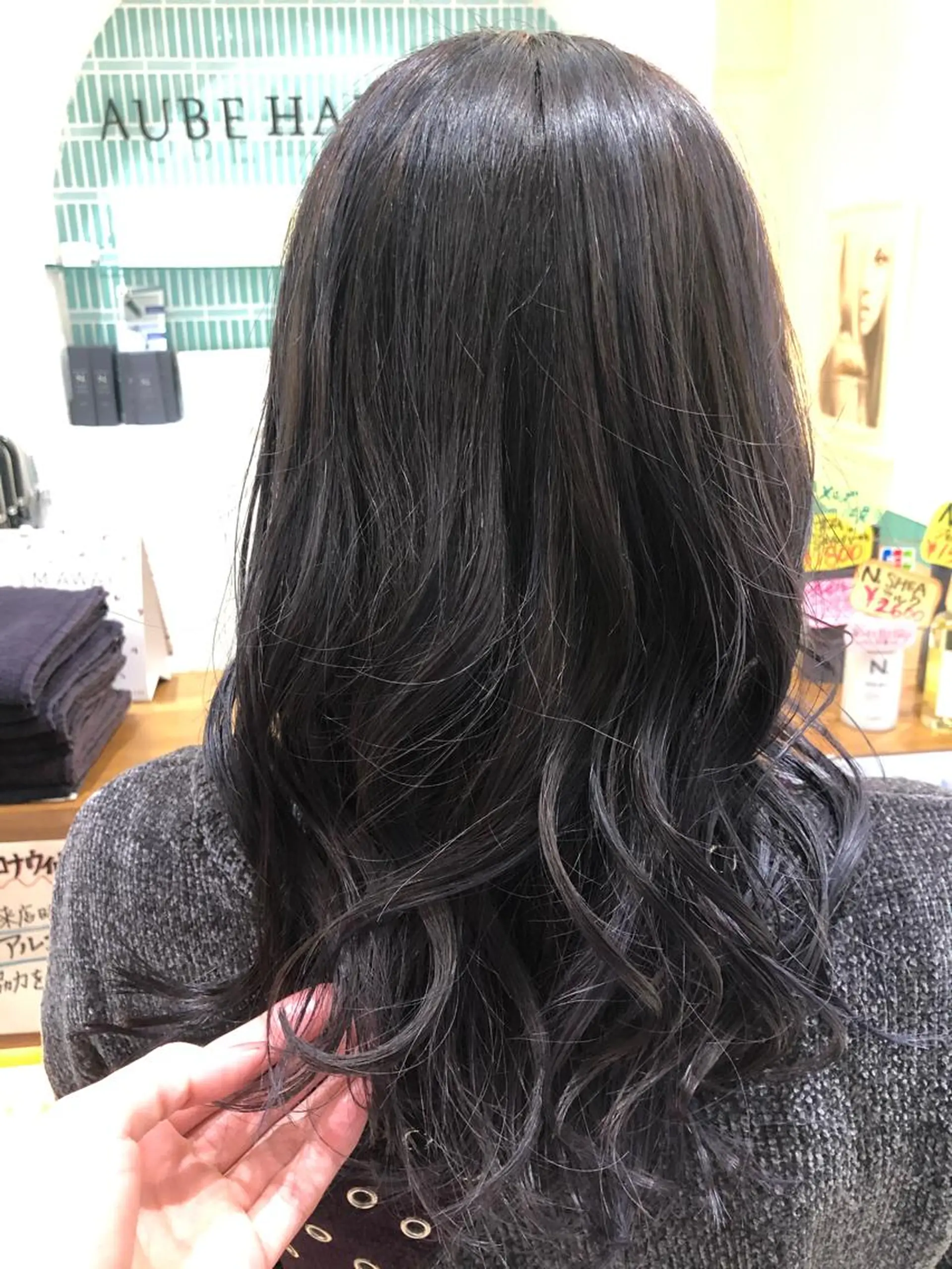 カラー ブルーカラー ブルーバイオレット グラデーションカラー ハイライトカラー バイオレットカラー Snaly カラー特化ページのヘアスタイル