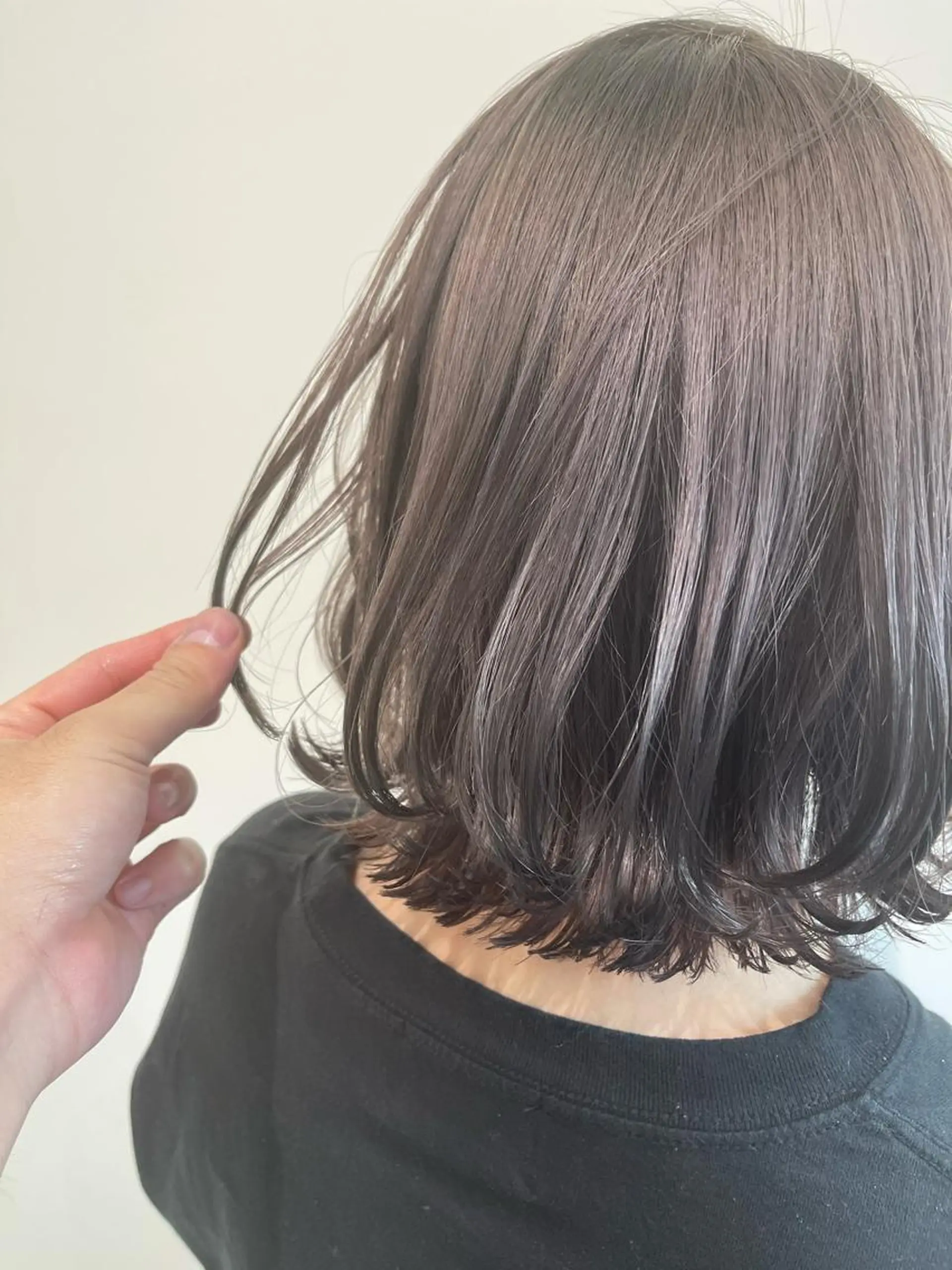 ミディアム カット ヘアカラー トリートメント イメチェンカット✂️ 錦糸町佐藤店長のヘアスタイル